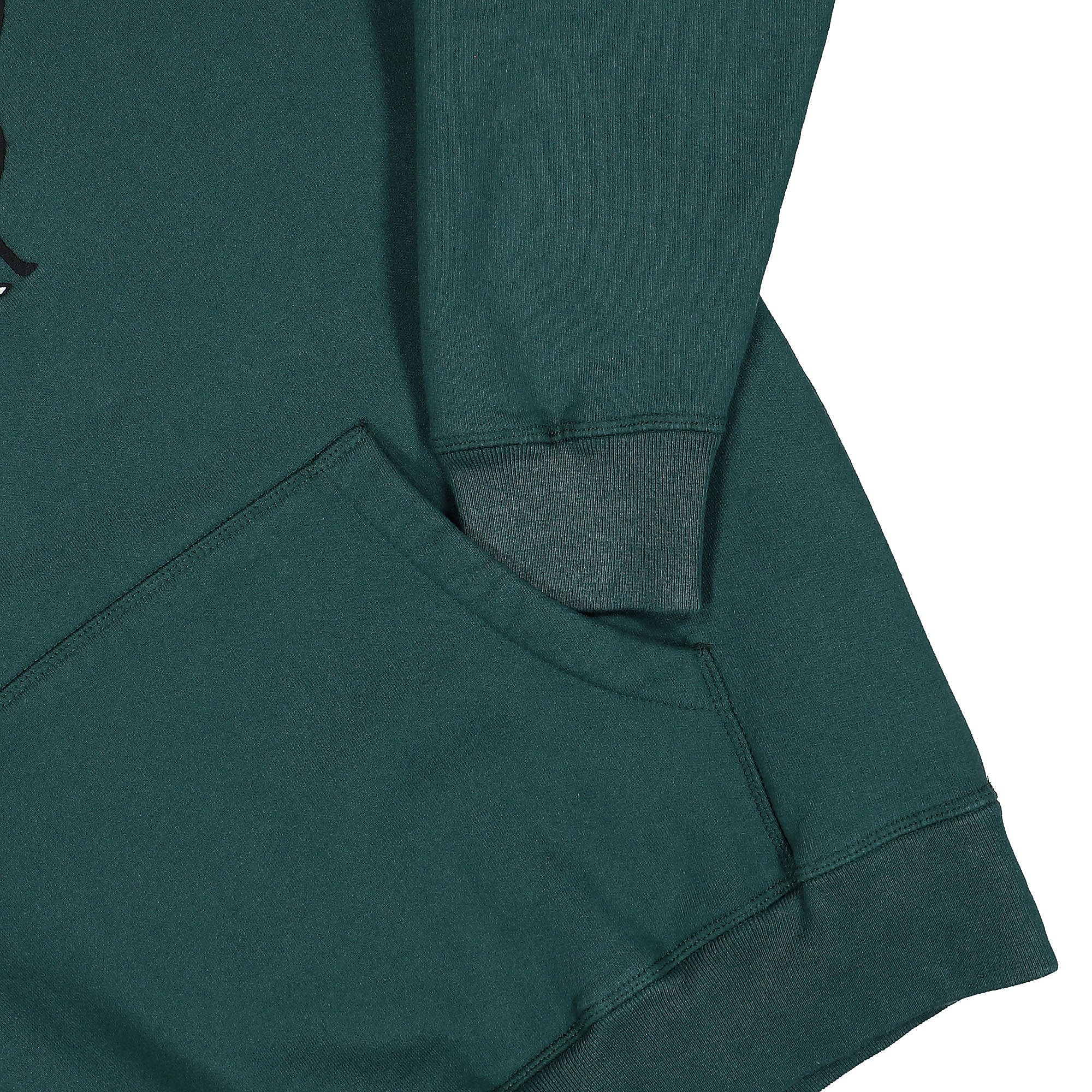 Parra Life Experience Half Zip Sweatshirt Pine Green Sweatshirts Detailfoto | Overkill