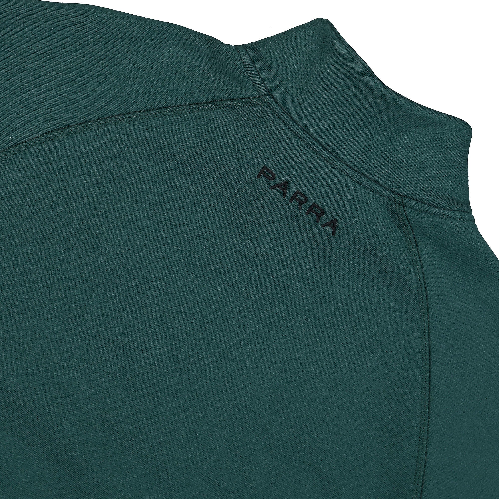 Parra Life Experience Half Zip Sweatshirt Pine Green Sweatshirts Detail view 2 | Overkill