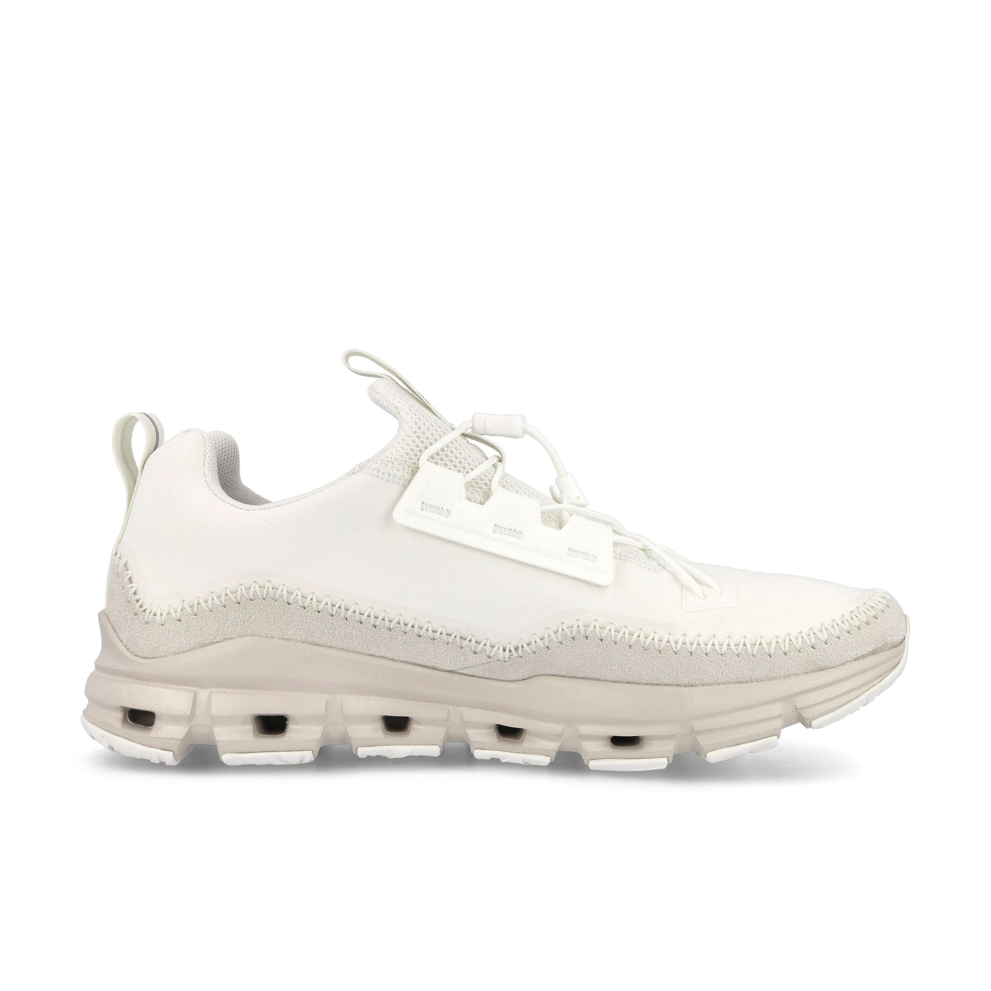 On W Cloudaway Undyed-White-Glacier Sneakers Silhouette | Overkill
