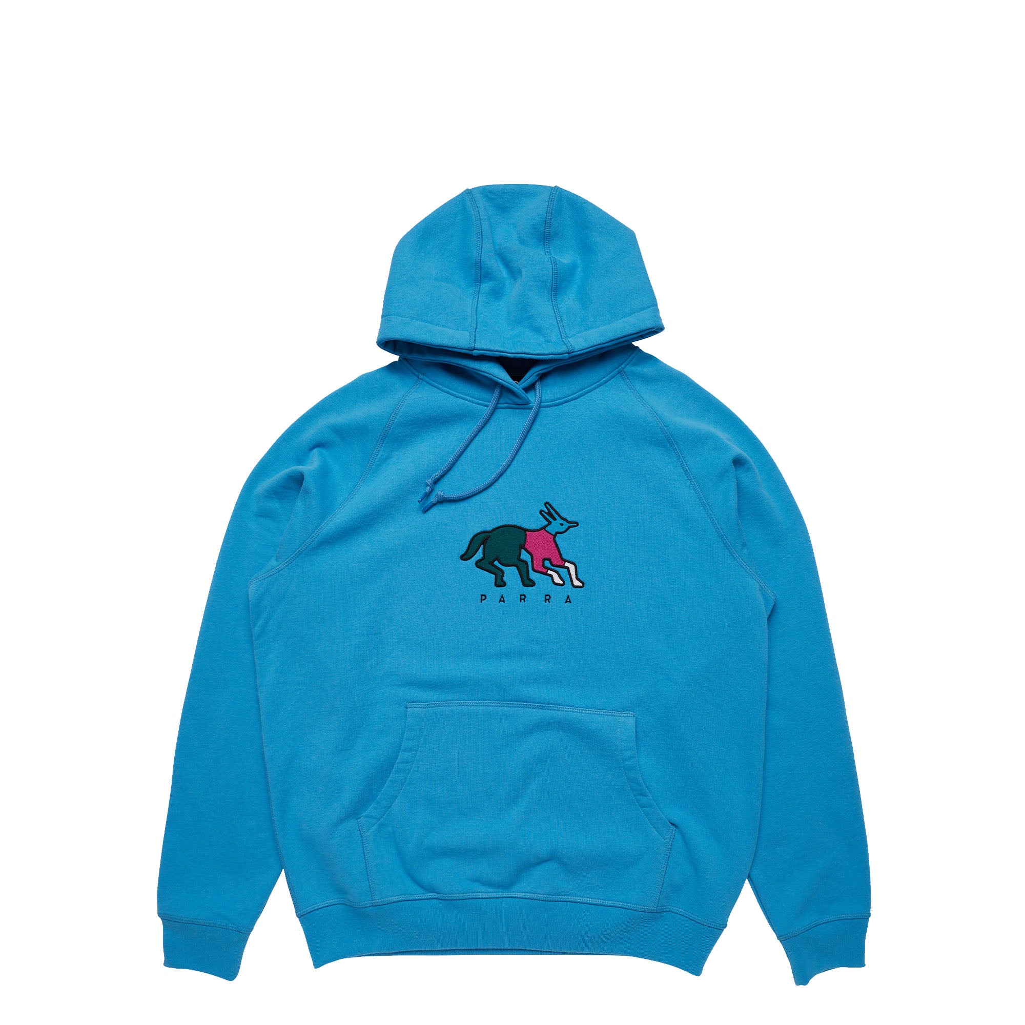 Parra Anxious Dog Hooded Sweatshirt Greek Blue Hoodies 49116 | Overkill