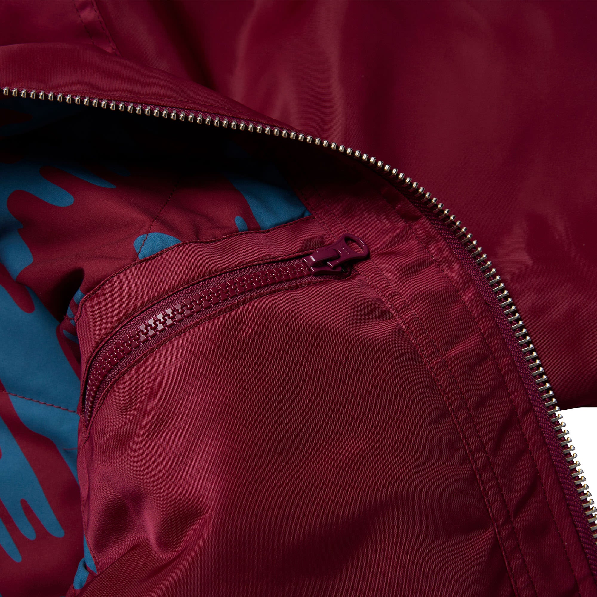 Parra Stacked Pets Varsity Jacket Deep Red Bomber & Varsity Jackets Detail view 2 | Overkill