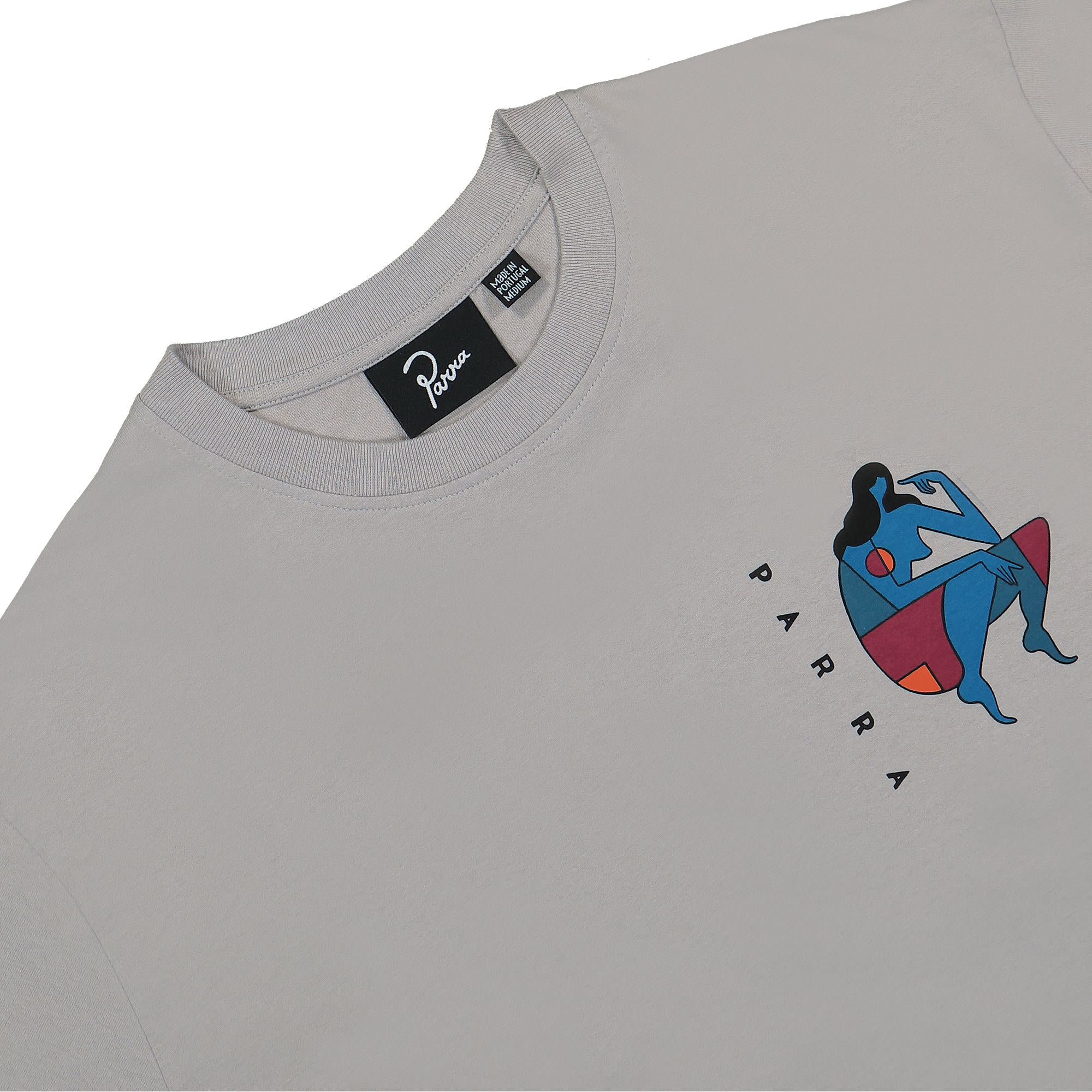 Parra Down Under T-Shirt Alloy Grey T-Shirts Material | Overkill