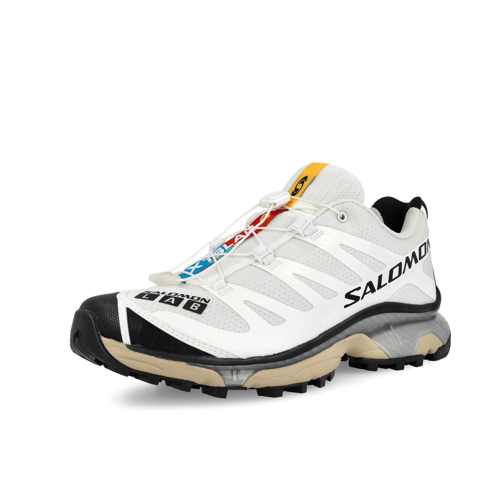 Salomon XT-4 OG White / Black / White Pepper sneaker 492167 Close-up | Overkill