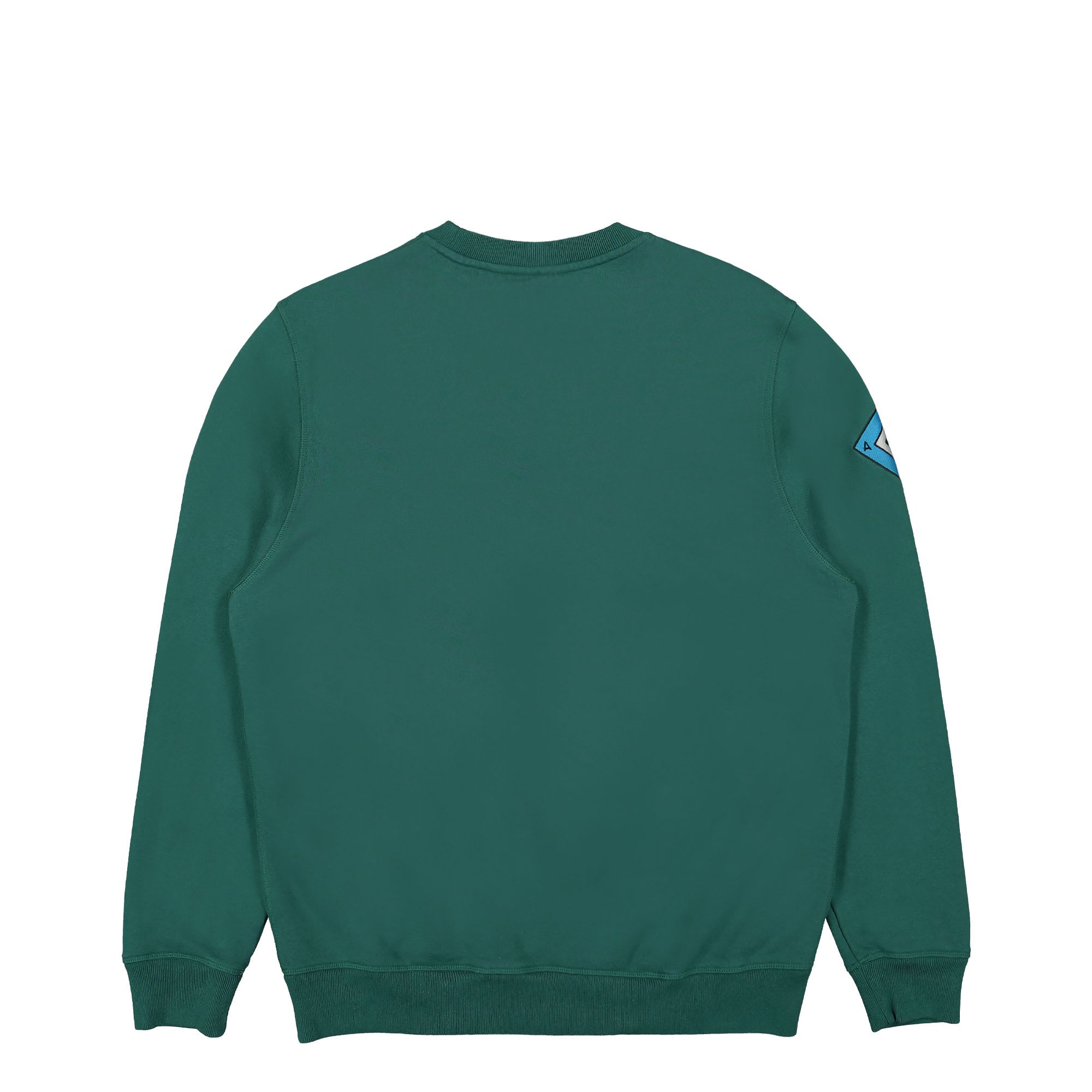 Parra Blockhaus Crew Neck Sweatshirt Pine Green Sweatshirts Material | Overkill