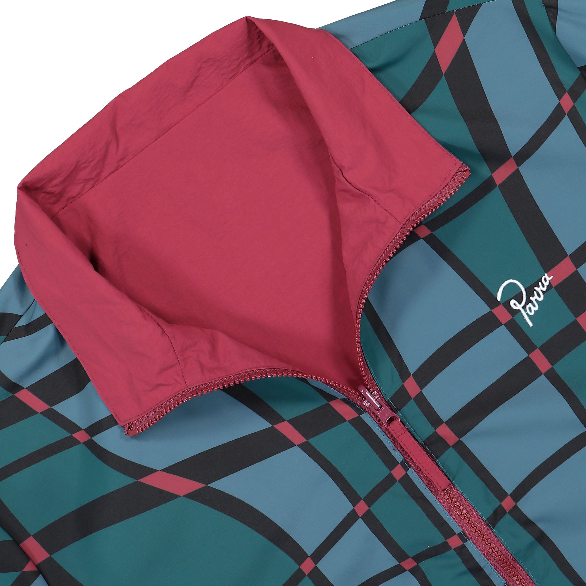 Parra Squared Waves Pattern Track Top Multi Check Track Jackets Detail view 1 | Overkill