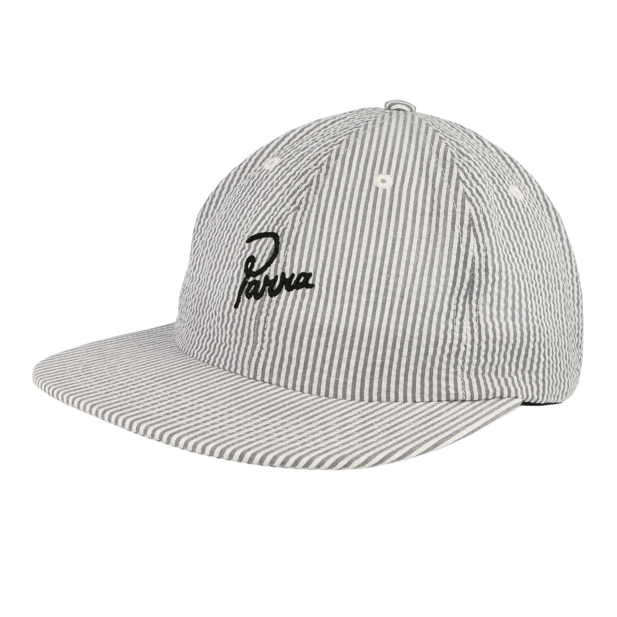 Parra Classic Logo 6 Panel Hat White / Grey Caps 49340 | Overkill