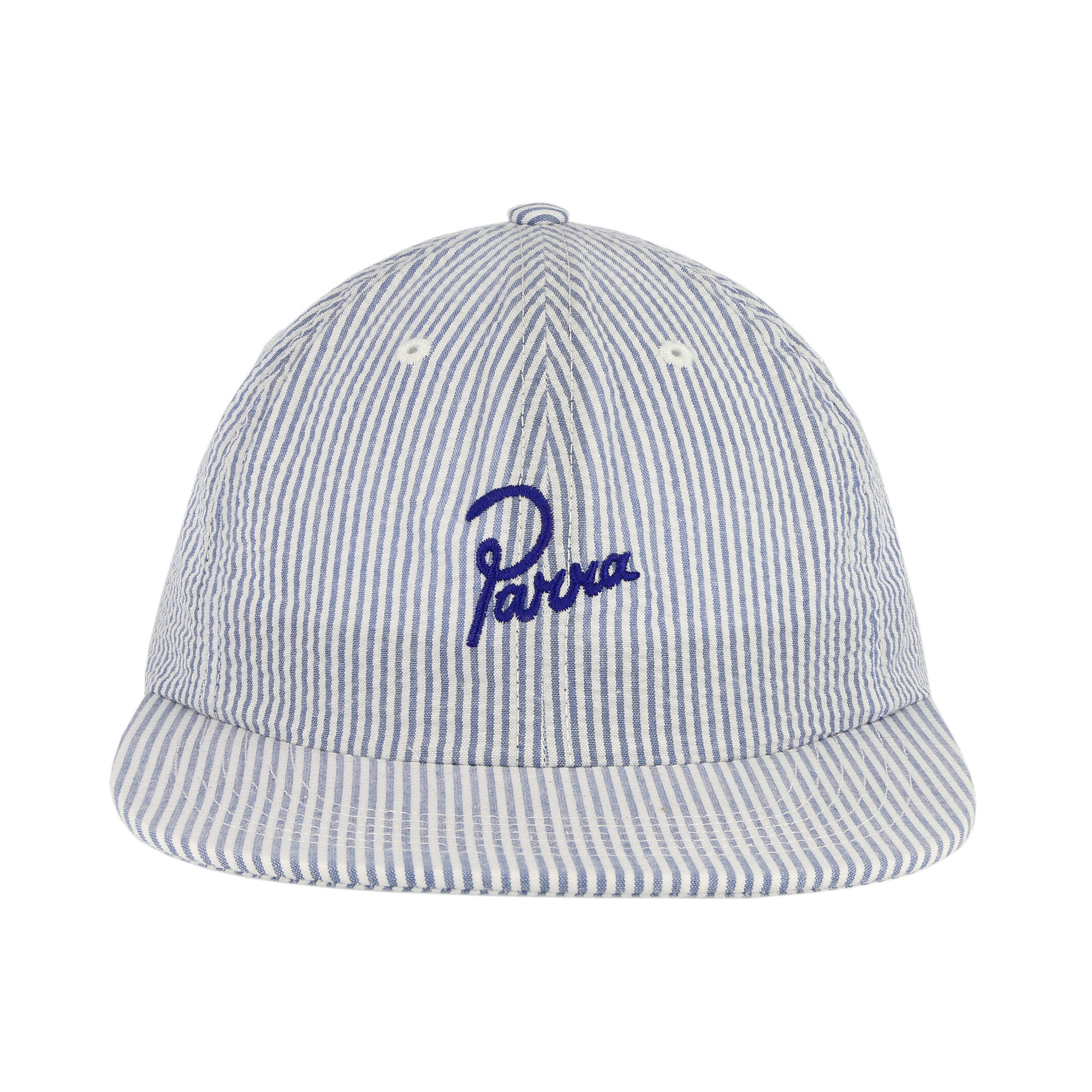 Parra Classic Logo 6 Panel Hat White Blue Caps Detailfoto | Overkill