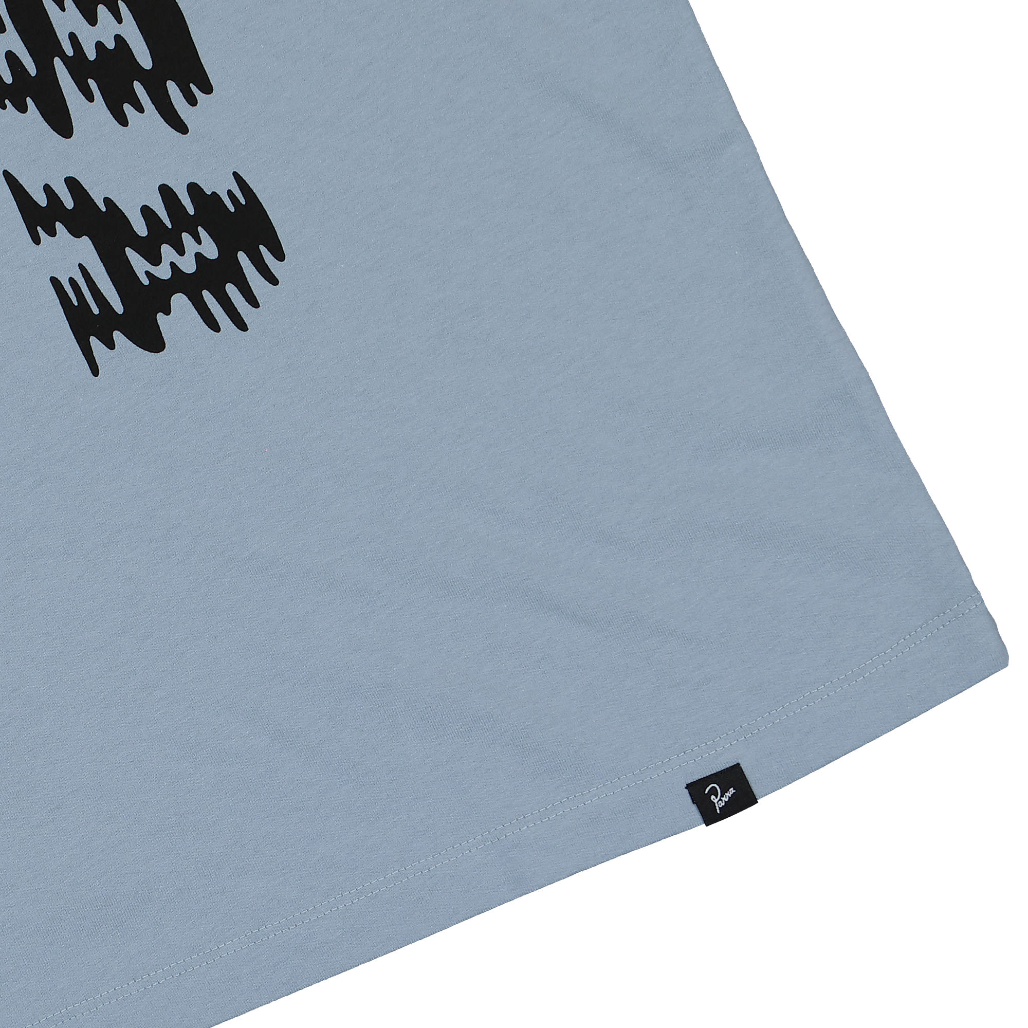 Parra Wave Block Tremors T-Shirt Dusty Blue T-Shirts Detailfoto | Overkill