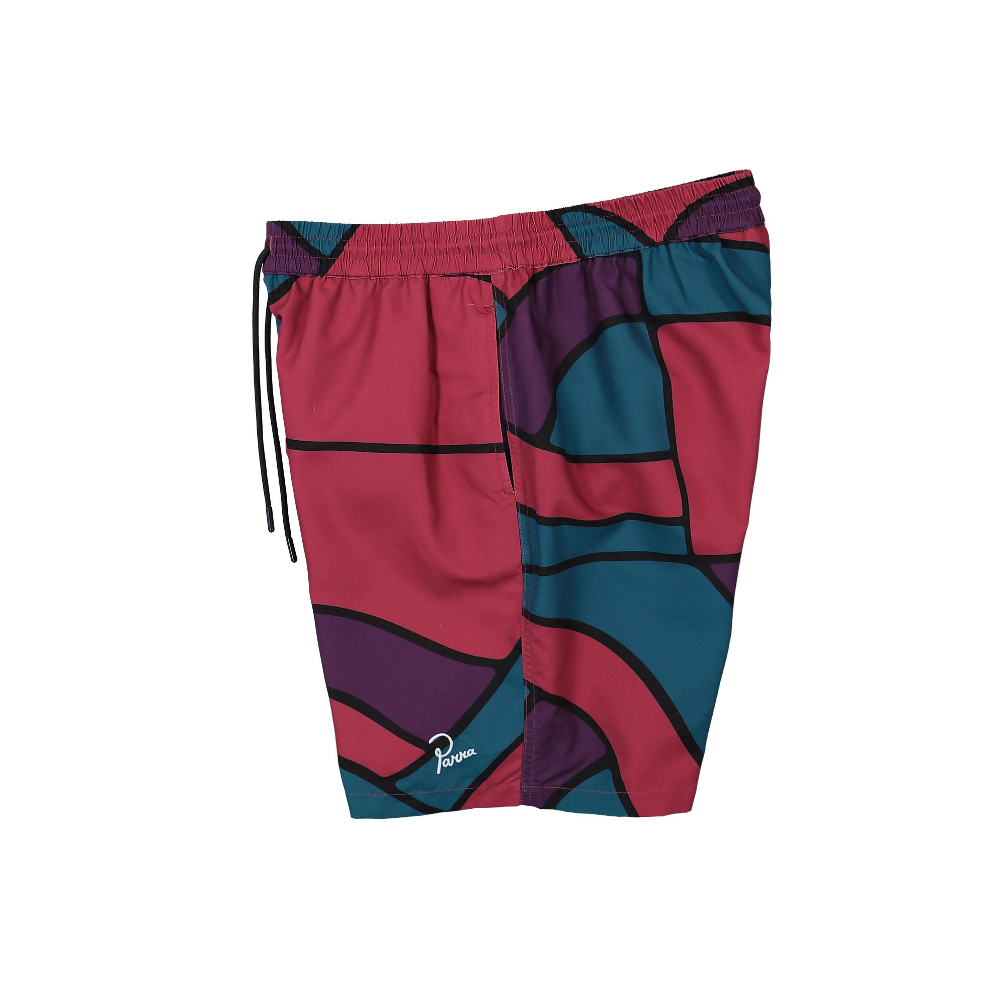 Parra Mountain Waves Swim Shorts Multicolor Swimwear Close-up | Overkill