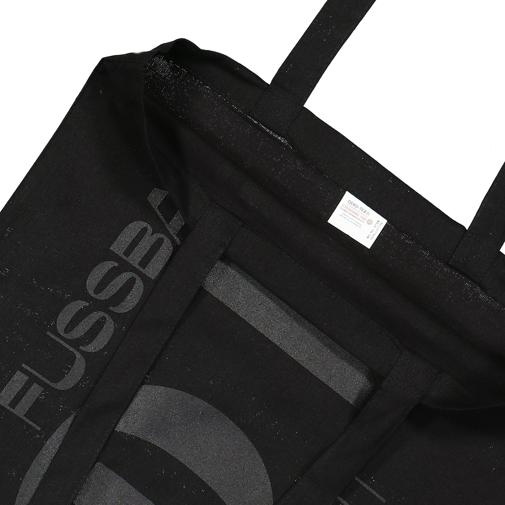 Loop Fussballgraffiti - Tote Bag Black Tote Bags & Shoppers Material | Overkill