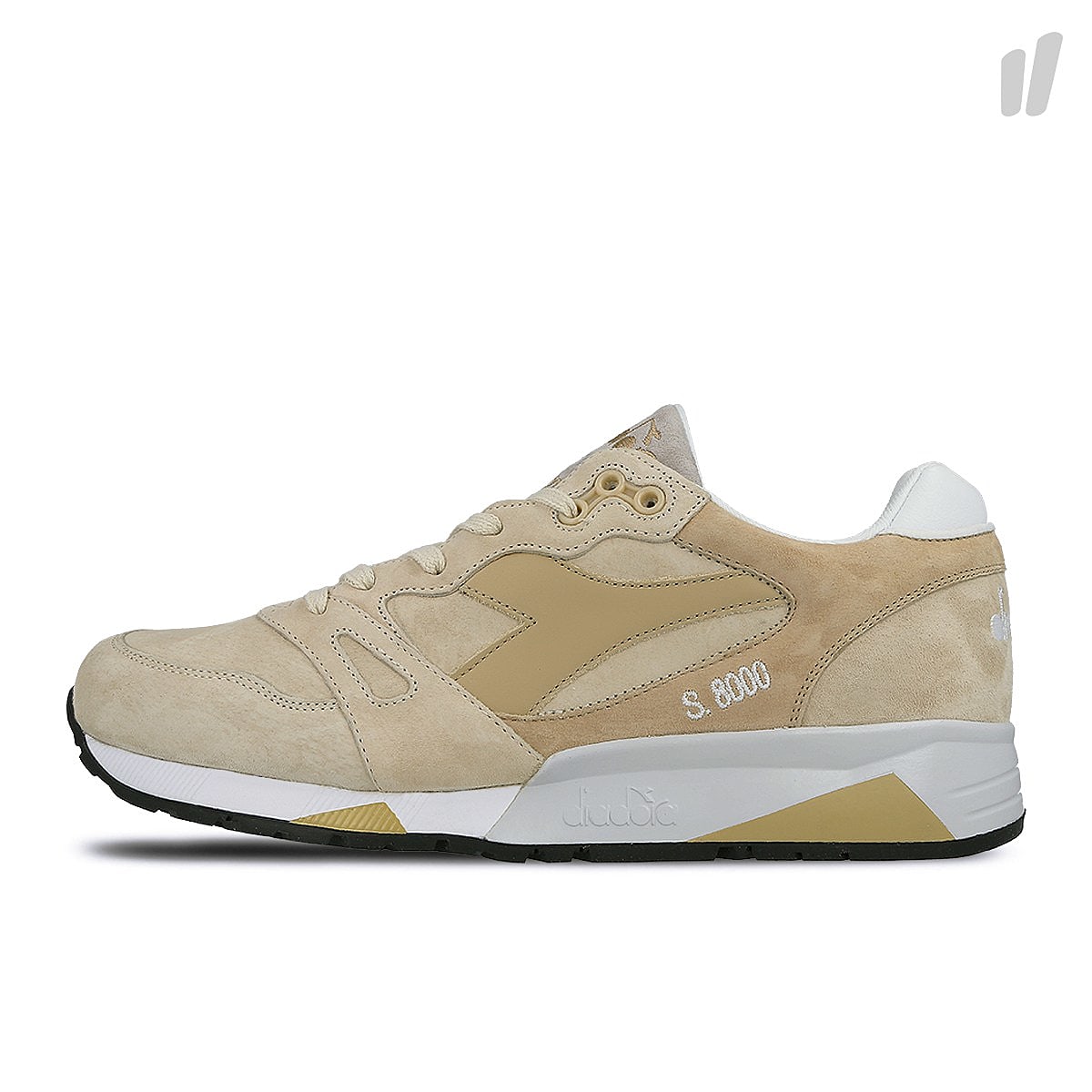 Diadora s8000 italia Bleached Sand-Croissant Sneakers 170533 01 C6585 | Overkill