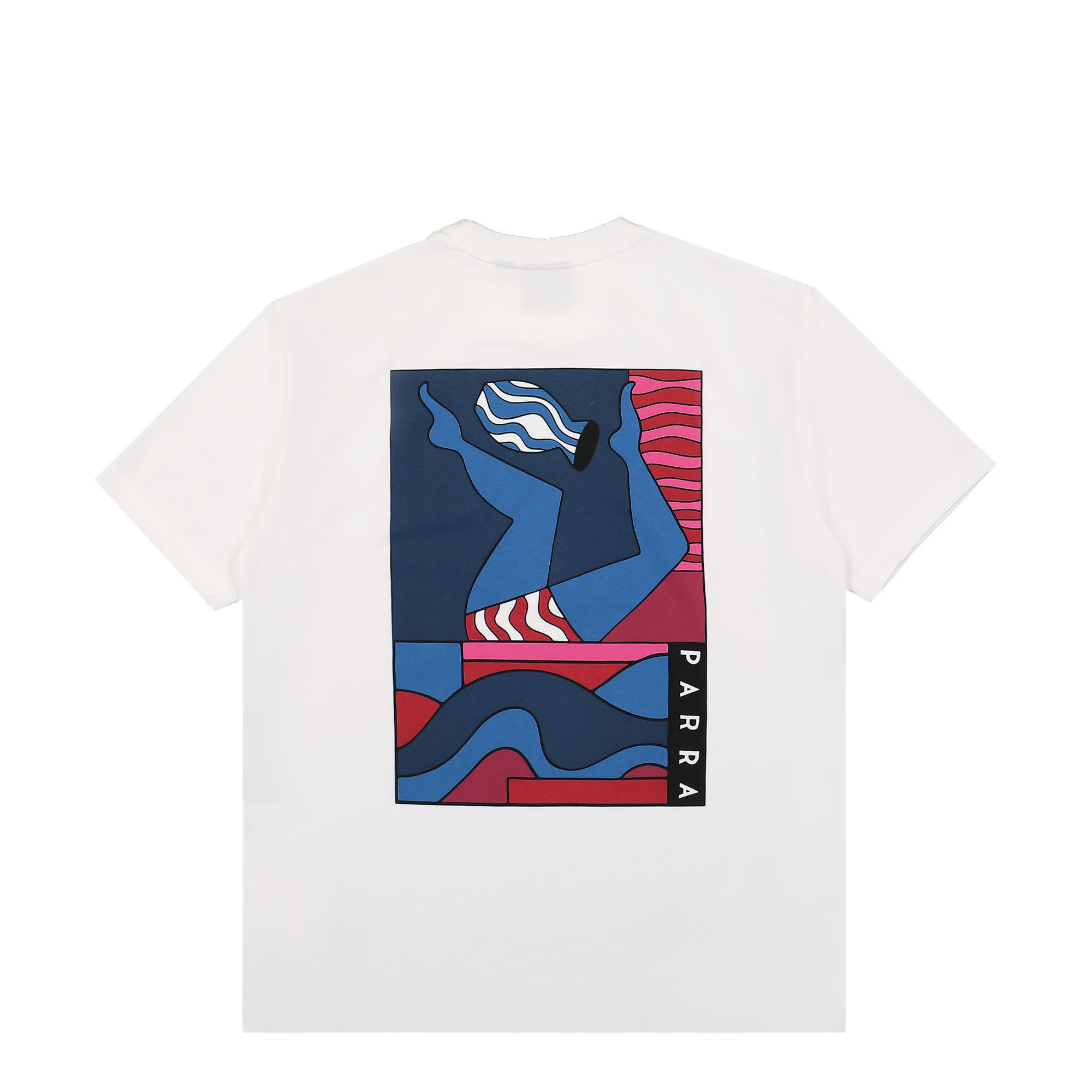 Parra Kick the Vase T-Shirt White T-Shirts Close-up | Overkill