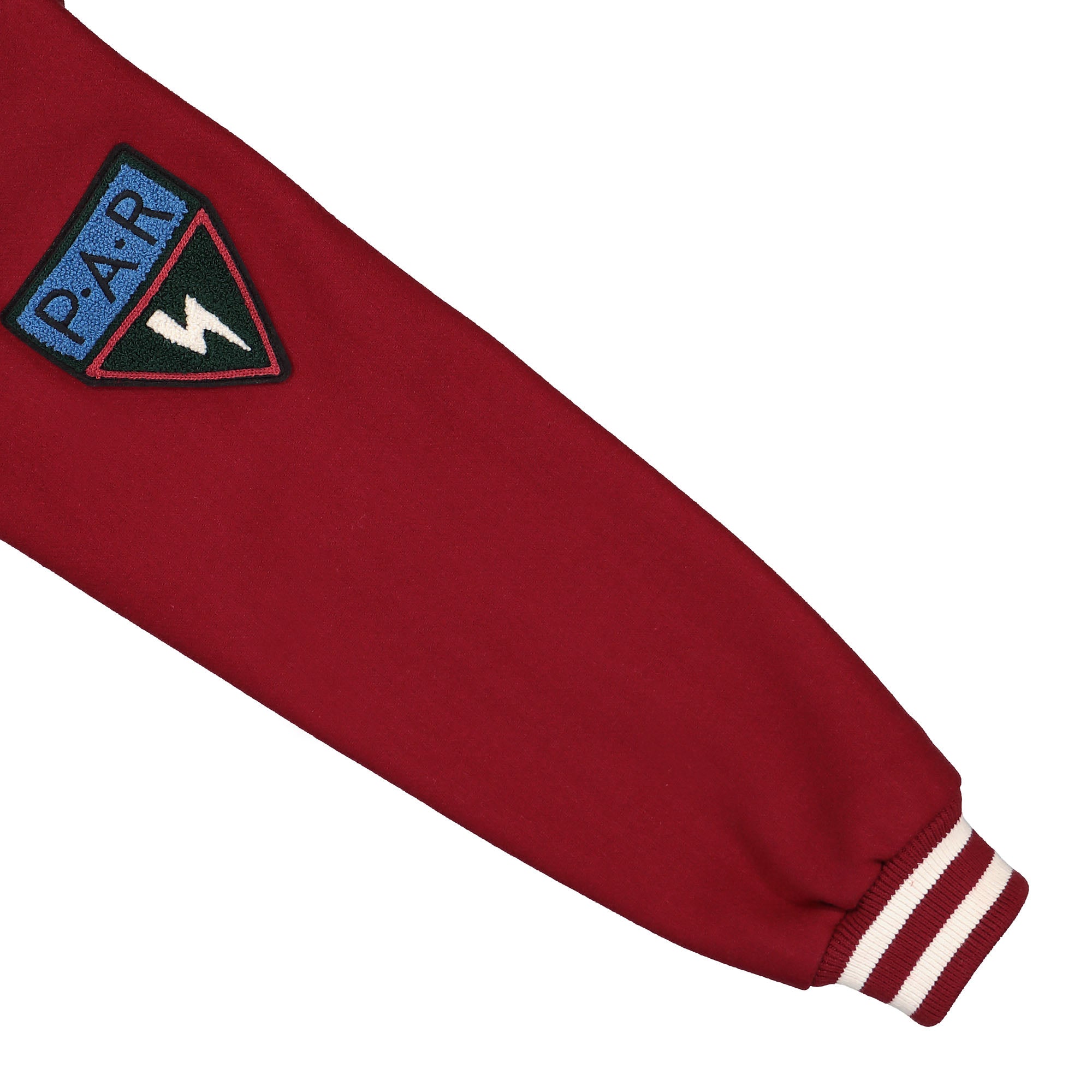 Parra Run Sit & Bike Varsity Jacket Dark Red Bomber & Varsity Jackets Detail view 2 | Overkill