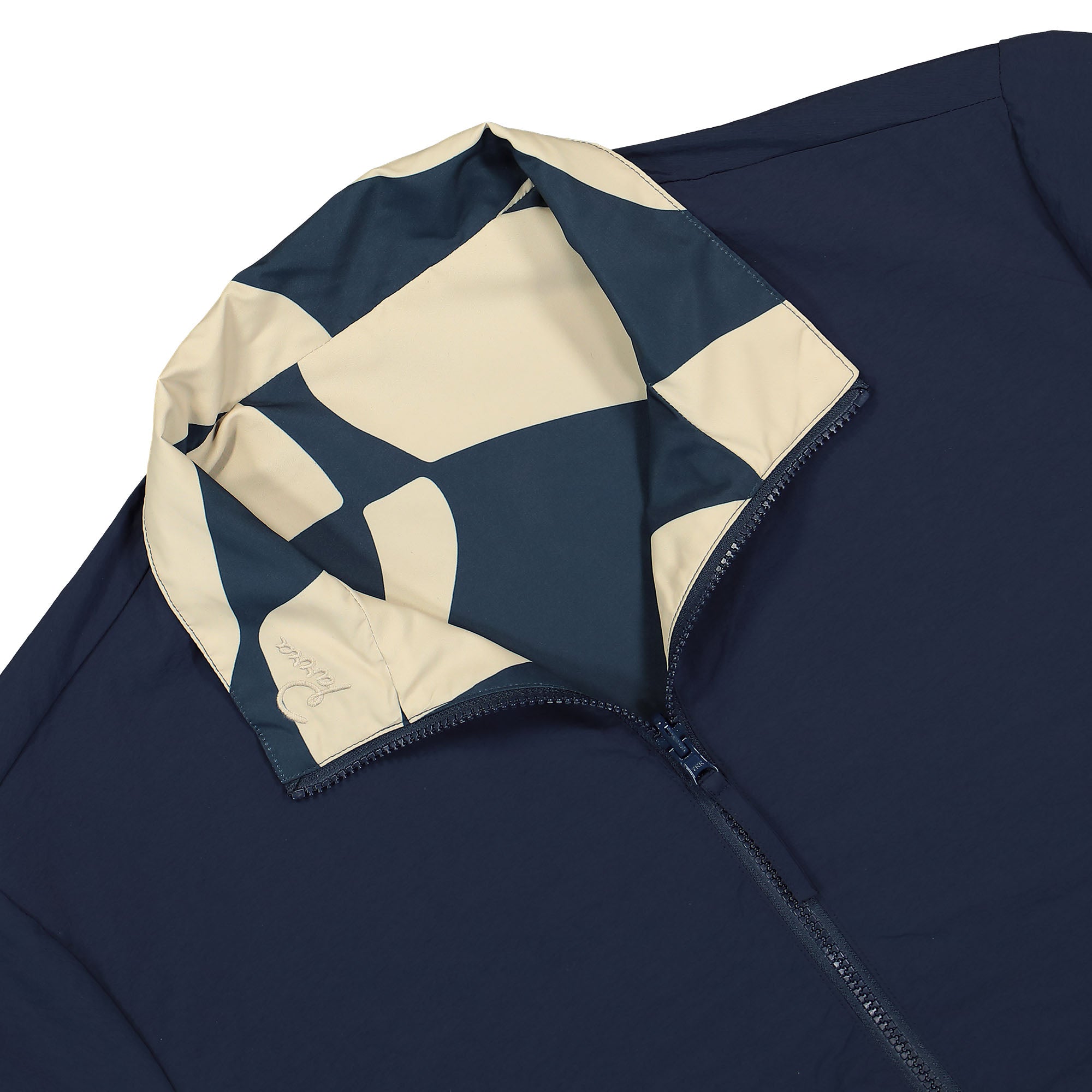Parra Zoom Winds Reversible Track Jacket Navy Blue Track Jackets Detail view 2 | Overkill
