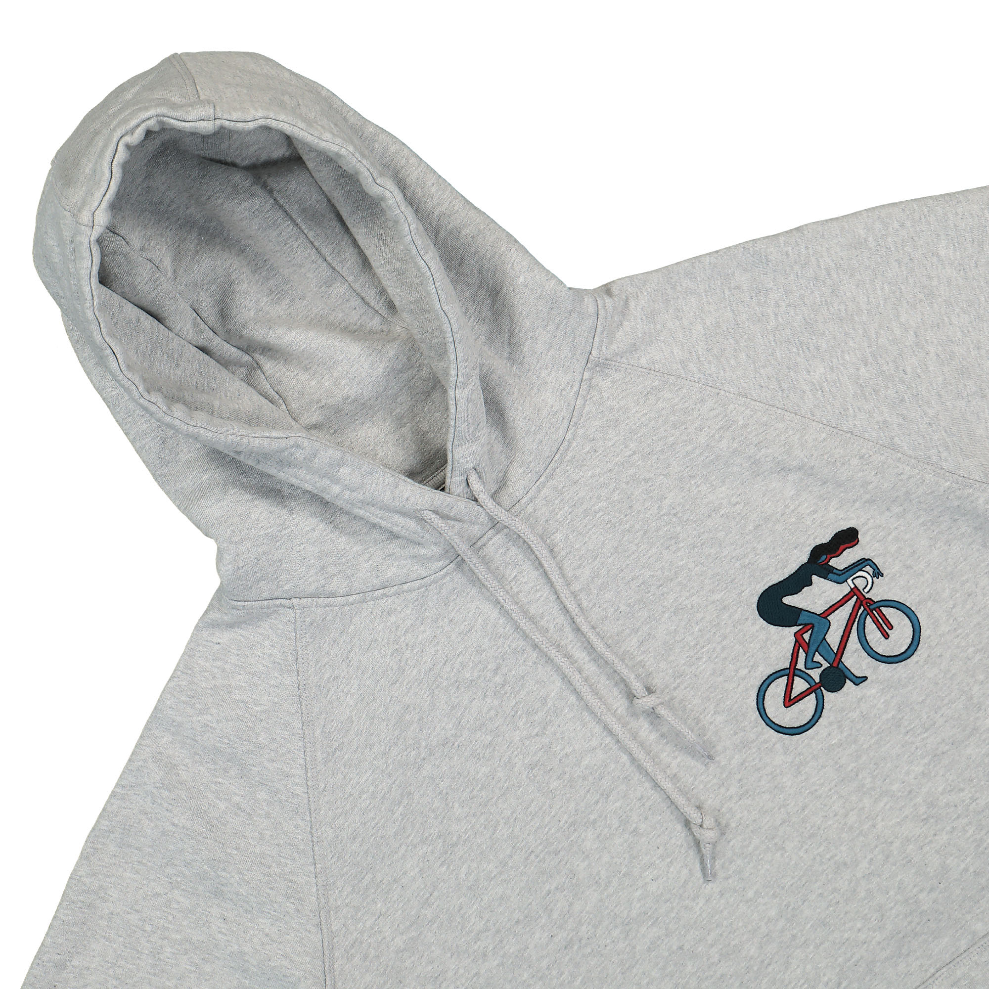 Parra Cat Defense Hooded Sweatshirt Heather Grey Hoodies Material | Overkill