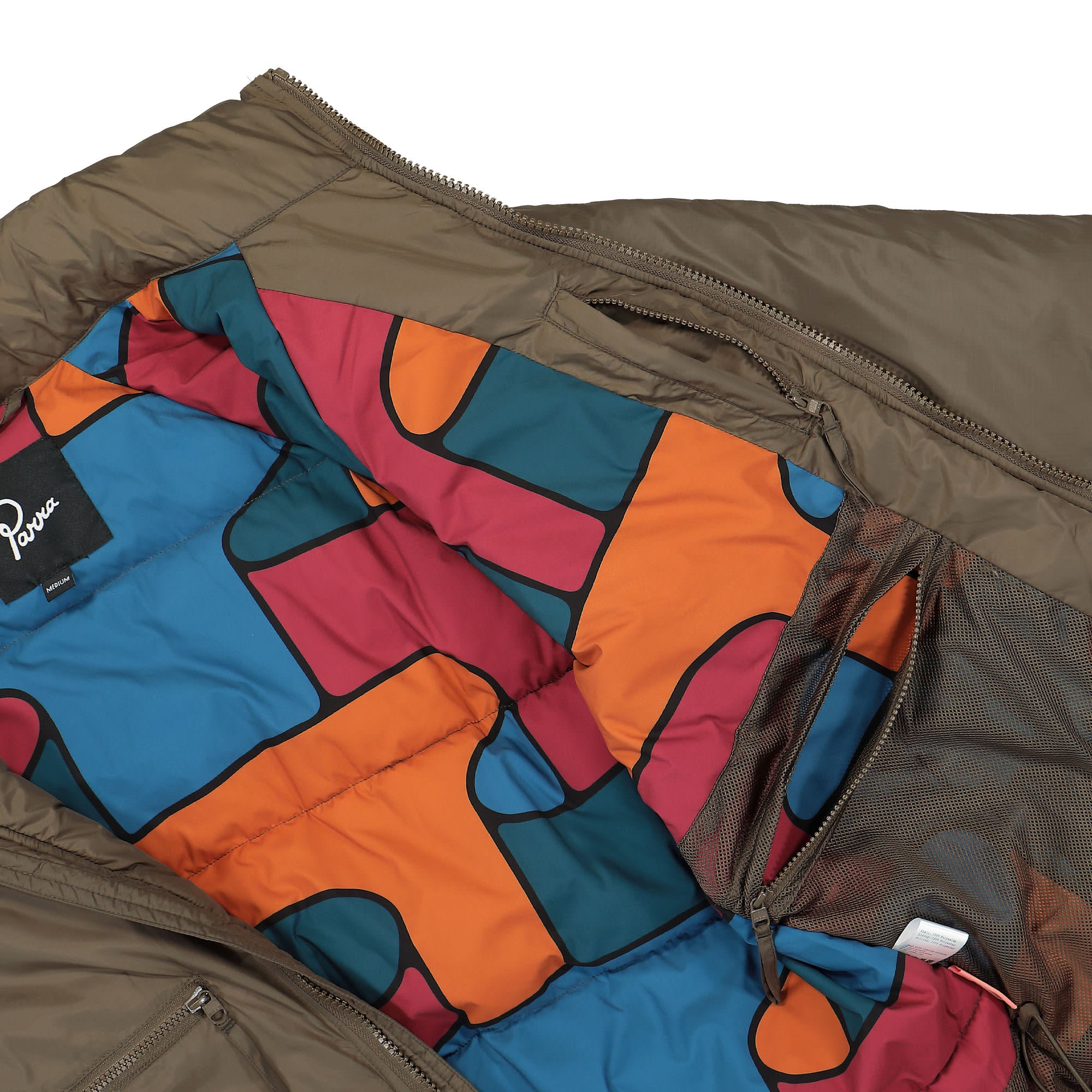 Parra Canyons All Over Jacket Coffee Brown Fleece Jackets Detail view 1 | Overkill