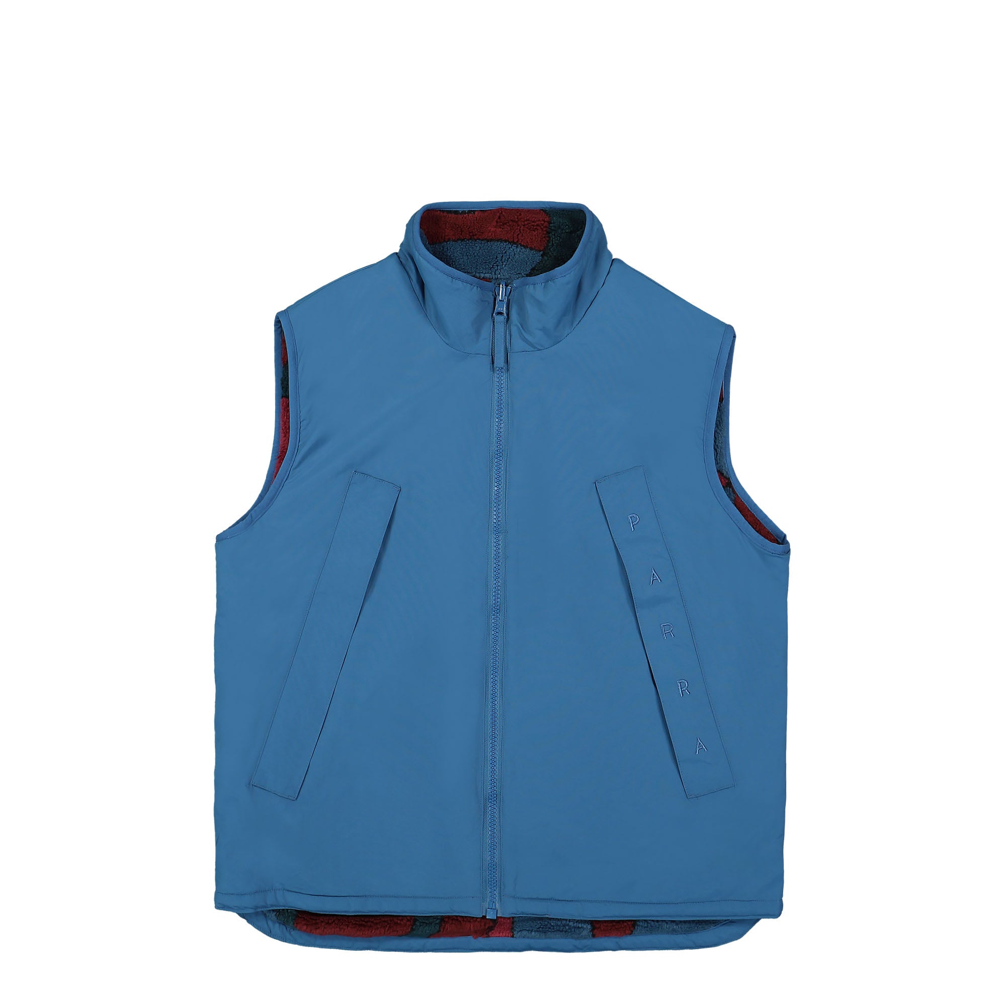 Parra Trees In Wind Reversible Vest Blue Vests 50436 | Overkill