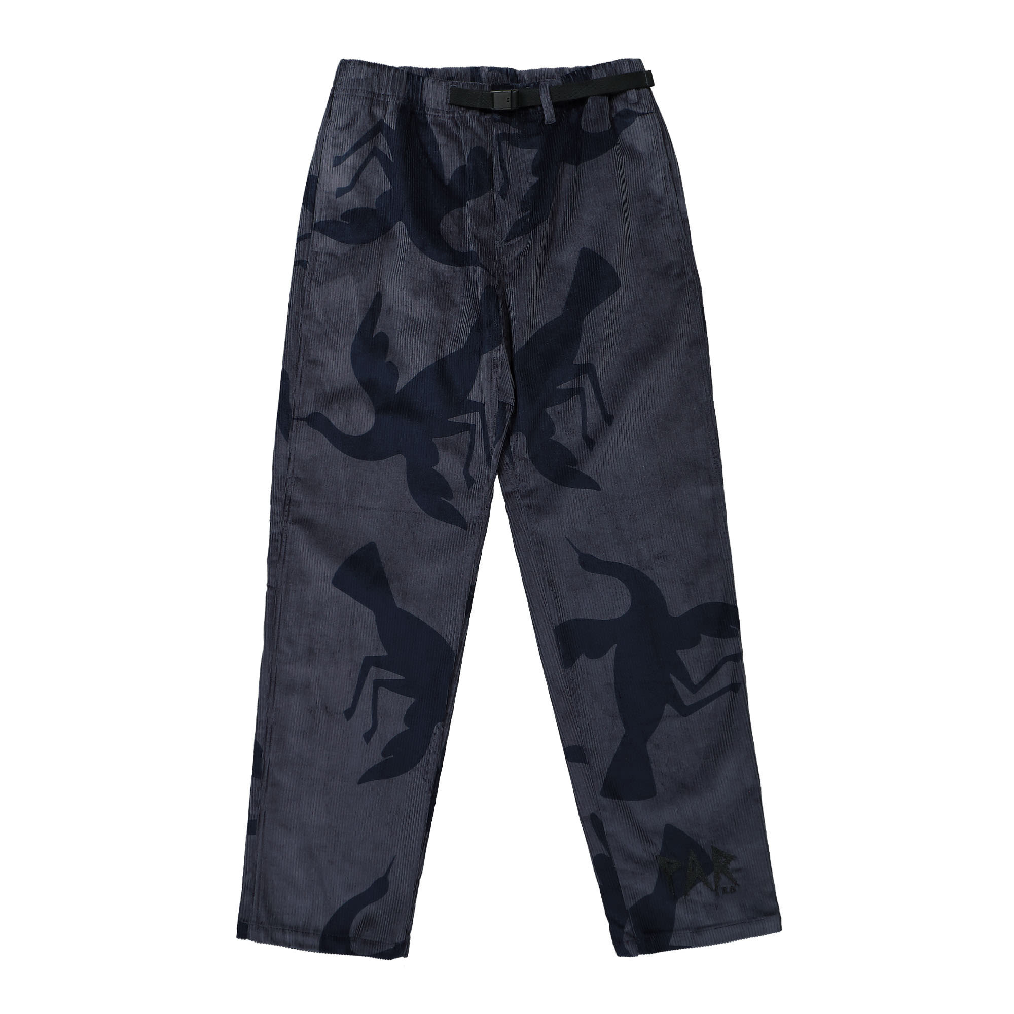 Parra Clipped Wings Corduroy Pants Greyish Blue Casual Pants 50440 | Overkill