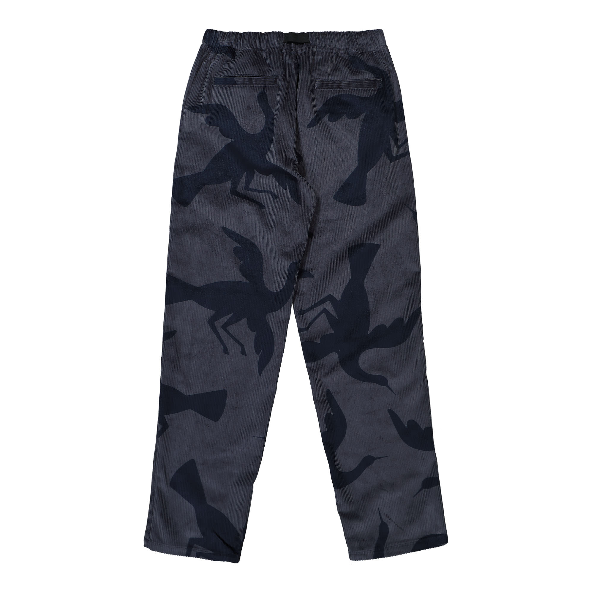 Parra Clipped Wings Corduroy Pants Greyish Blue Casual Pants Material | Overkill