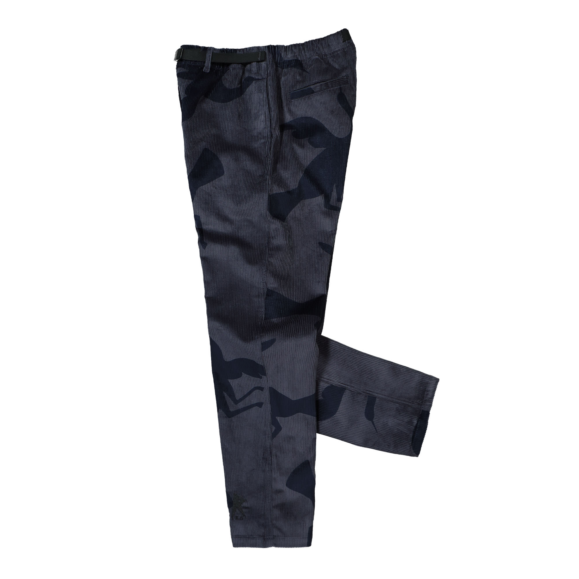 Parra Clipped Wings Corduroy Pants Greyish Blue Casual Pants Close-up | Overkill