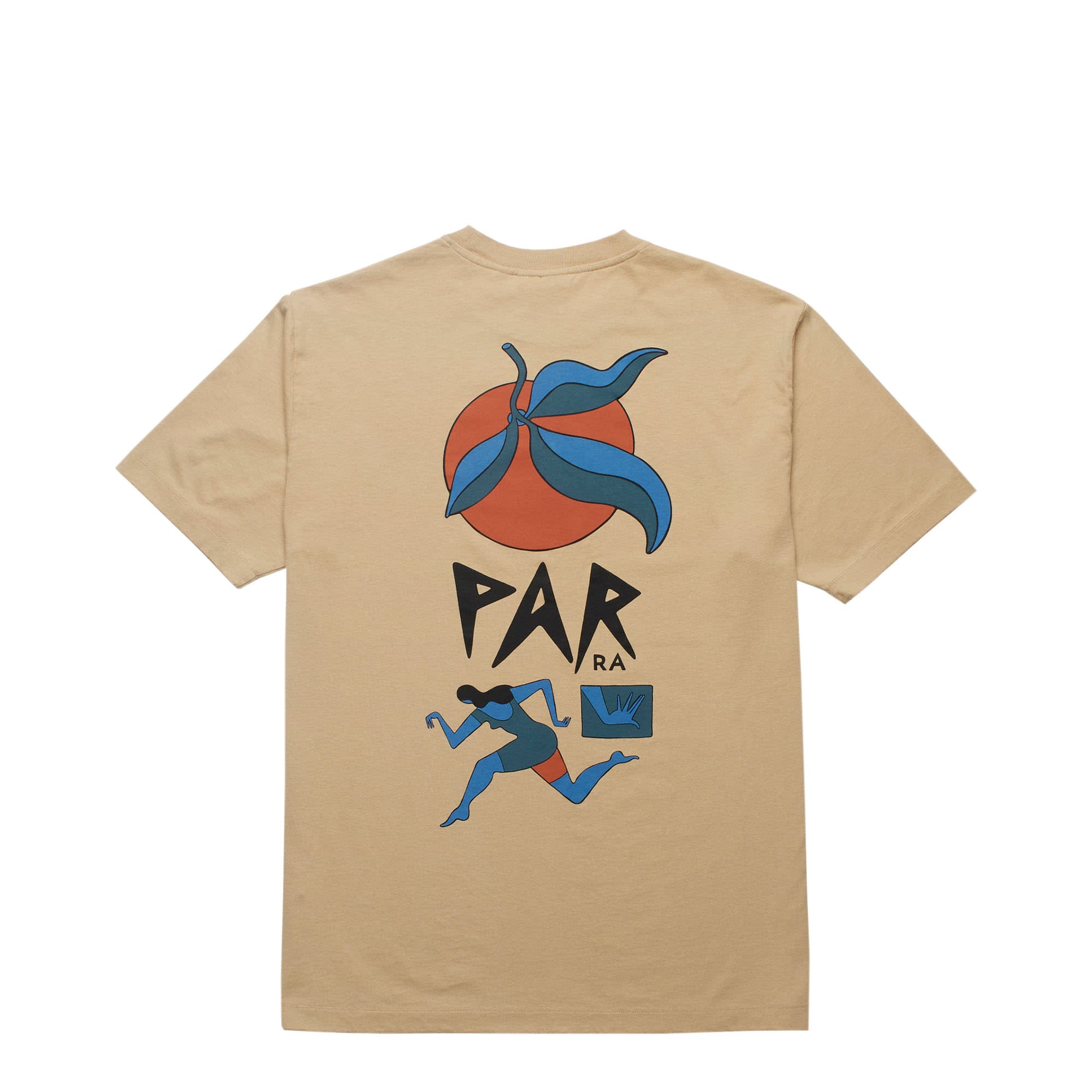 Parra Evil Orange T-Shirt Beige T-Shirts Close-up | Overkill