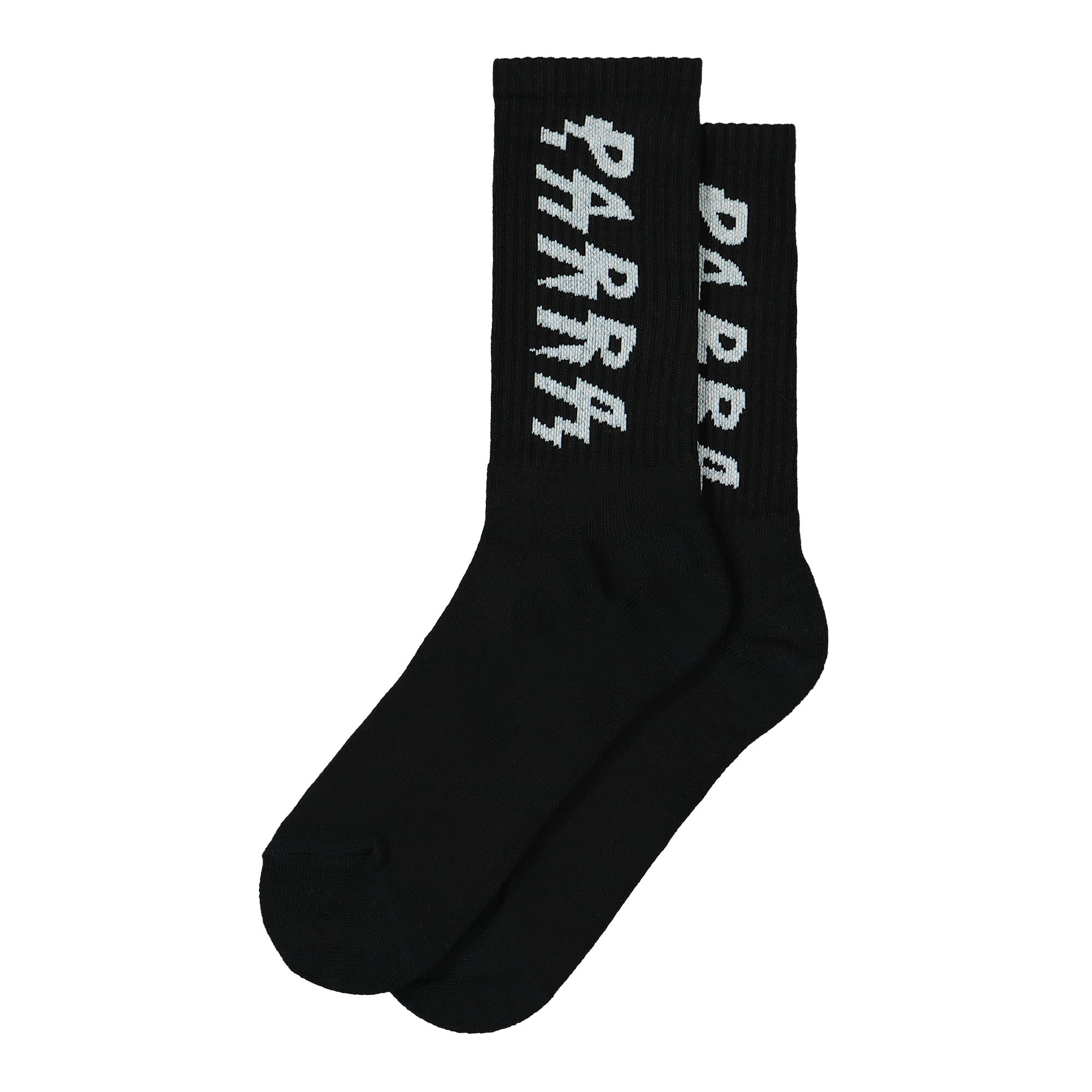Parra Spiked Logo Crew Socks Black Socks 50550 | Overkill
