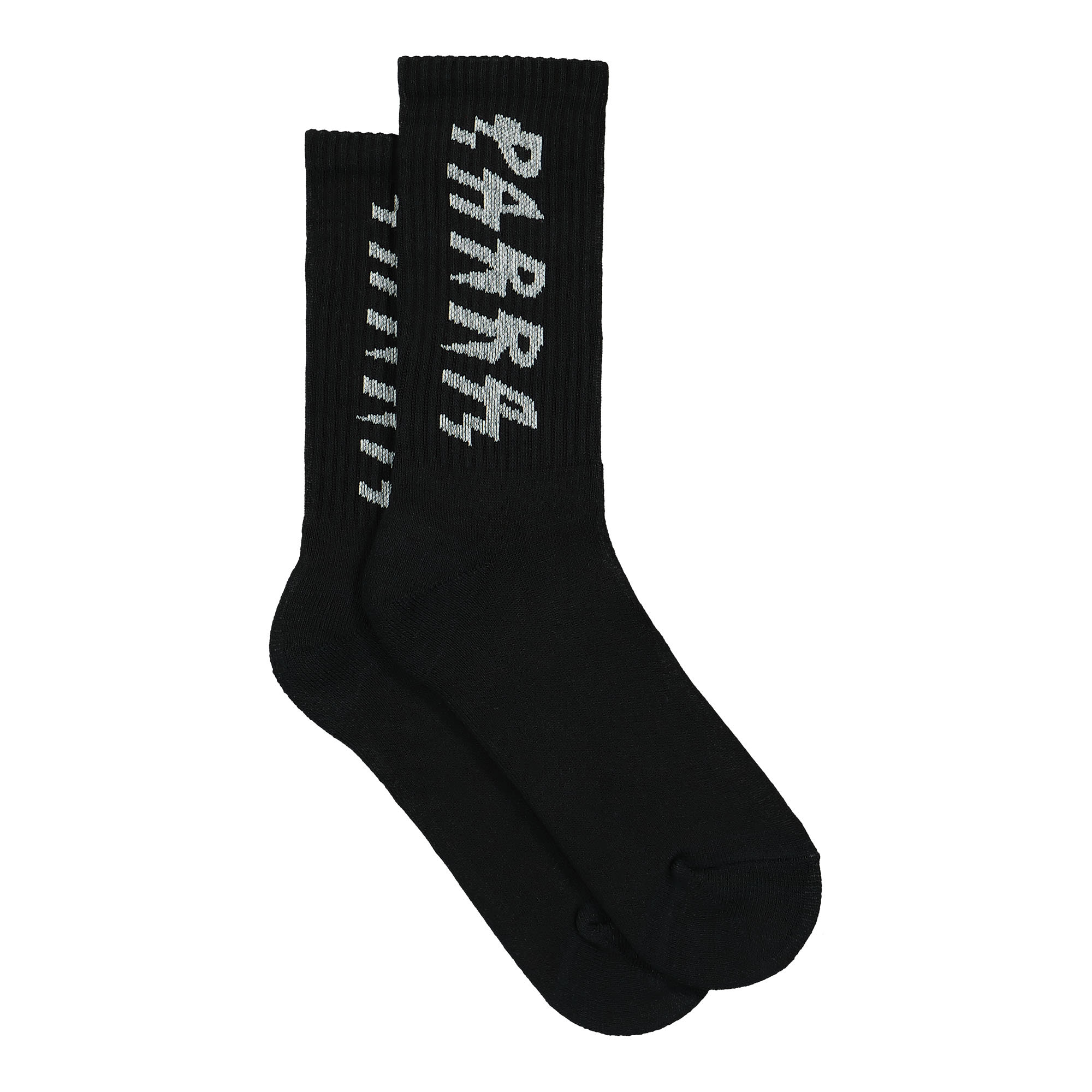 Parra Spiked Logo Crew Socks Black Socks Material | Overkill