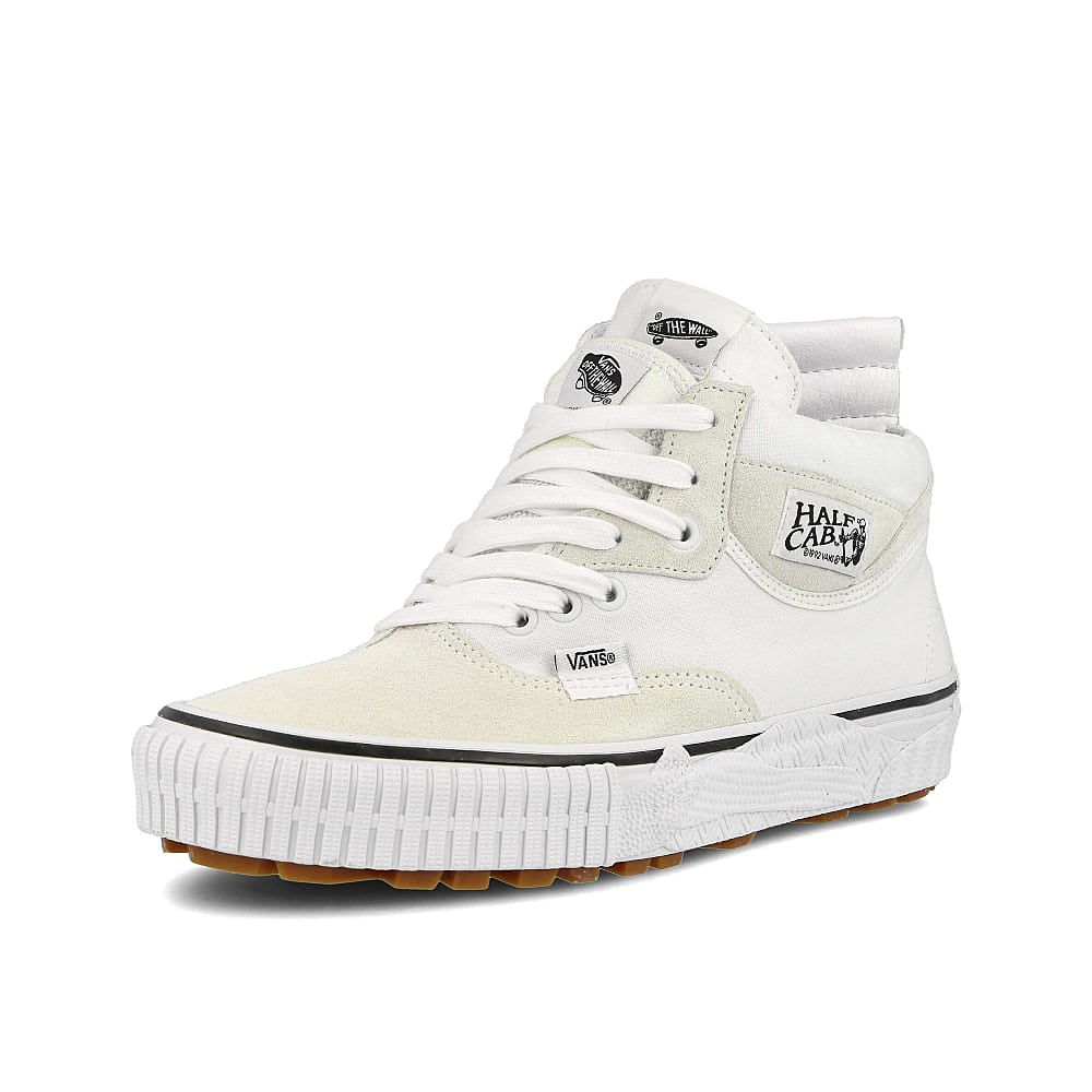 Vans cap mash hi lx White-Black High Top Sneakers Close Up | Overkill