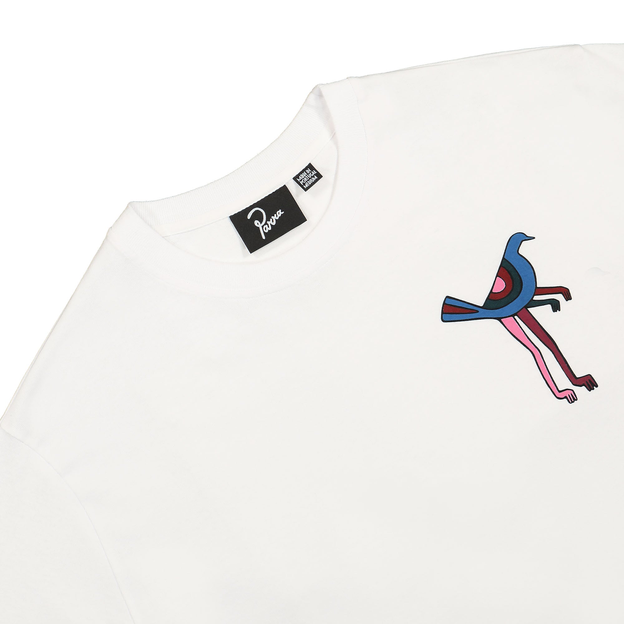 Parra Wine And Books Long Sleeve T-Shirt White T-Shirts Material | Overkill