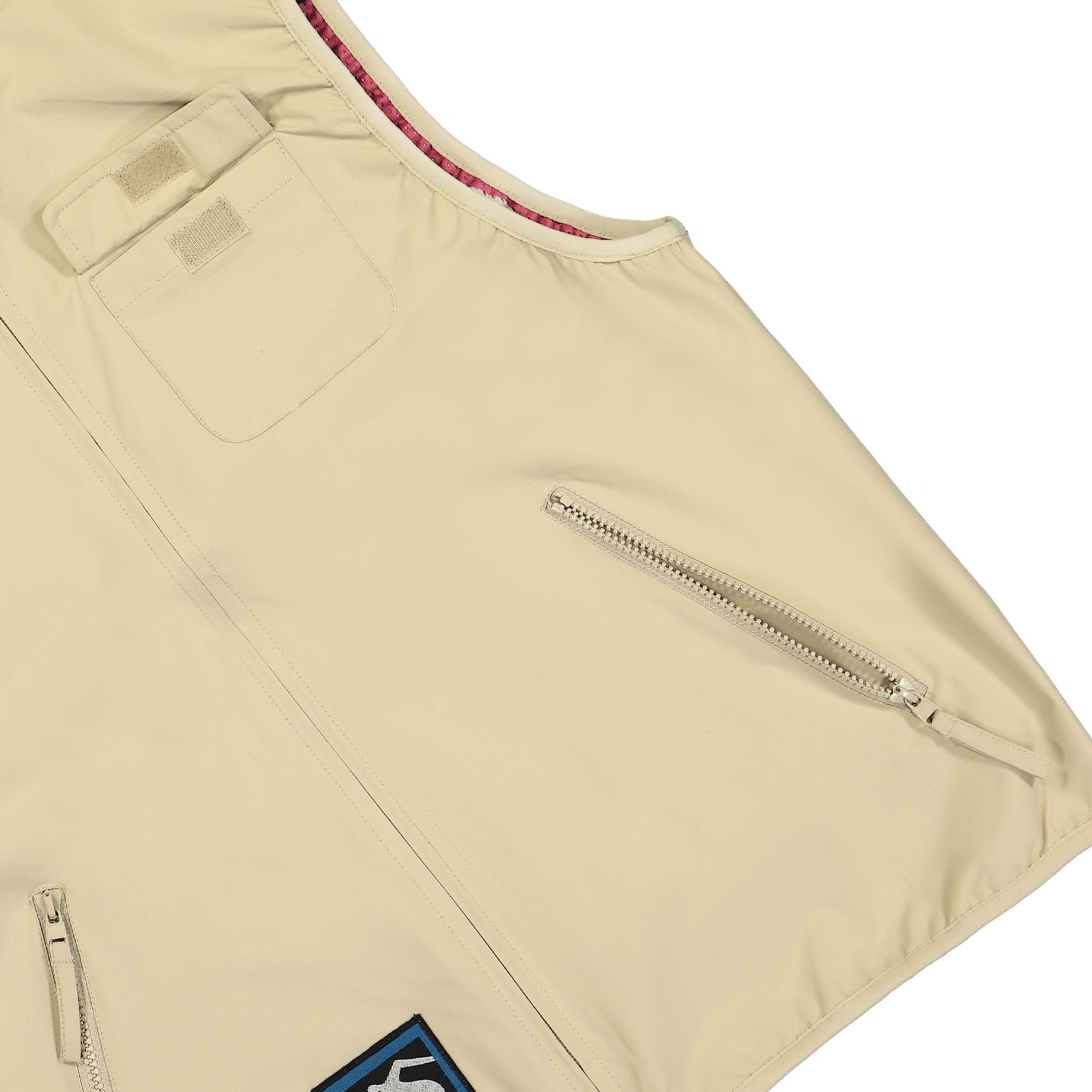 Parra Ghost Cave Reversible Vest Tan Vests Detail view 1 | Overkill