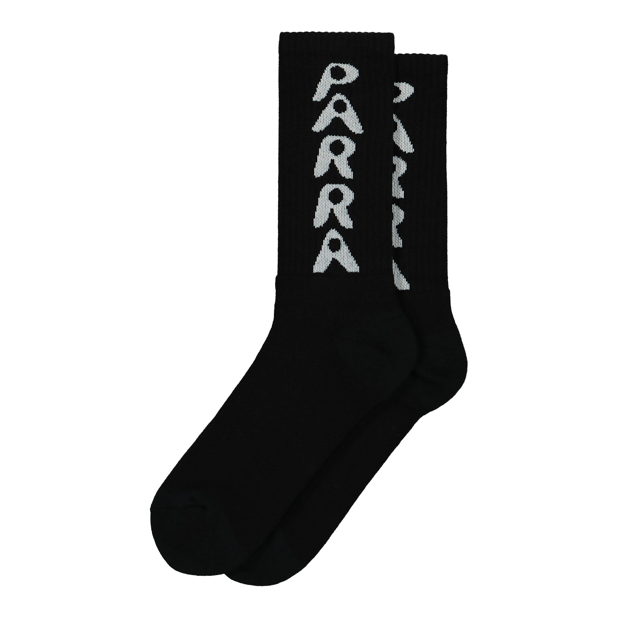 Parra Hole Logo Crew Socks Black Socks 51176 | Overkill