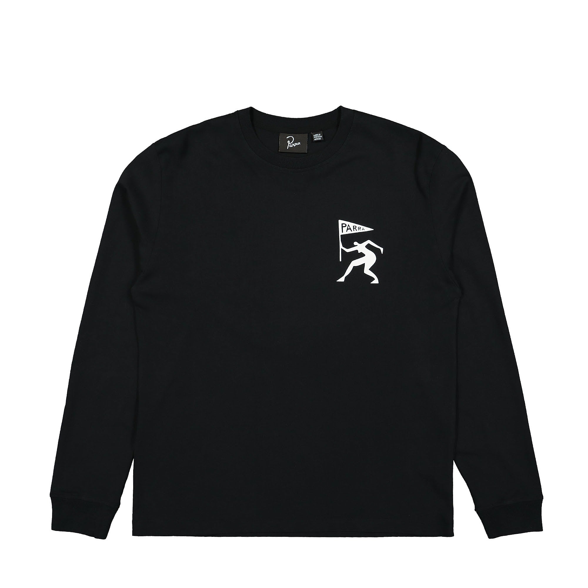 Parra Neurotic Flag Long Sleeve T-Shirt Black T-Shirts 51210 | Overkill