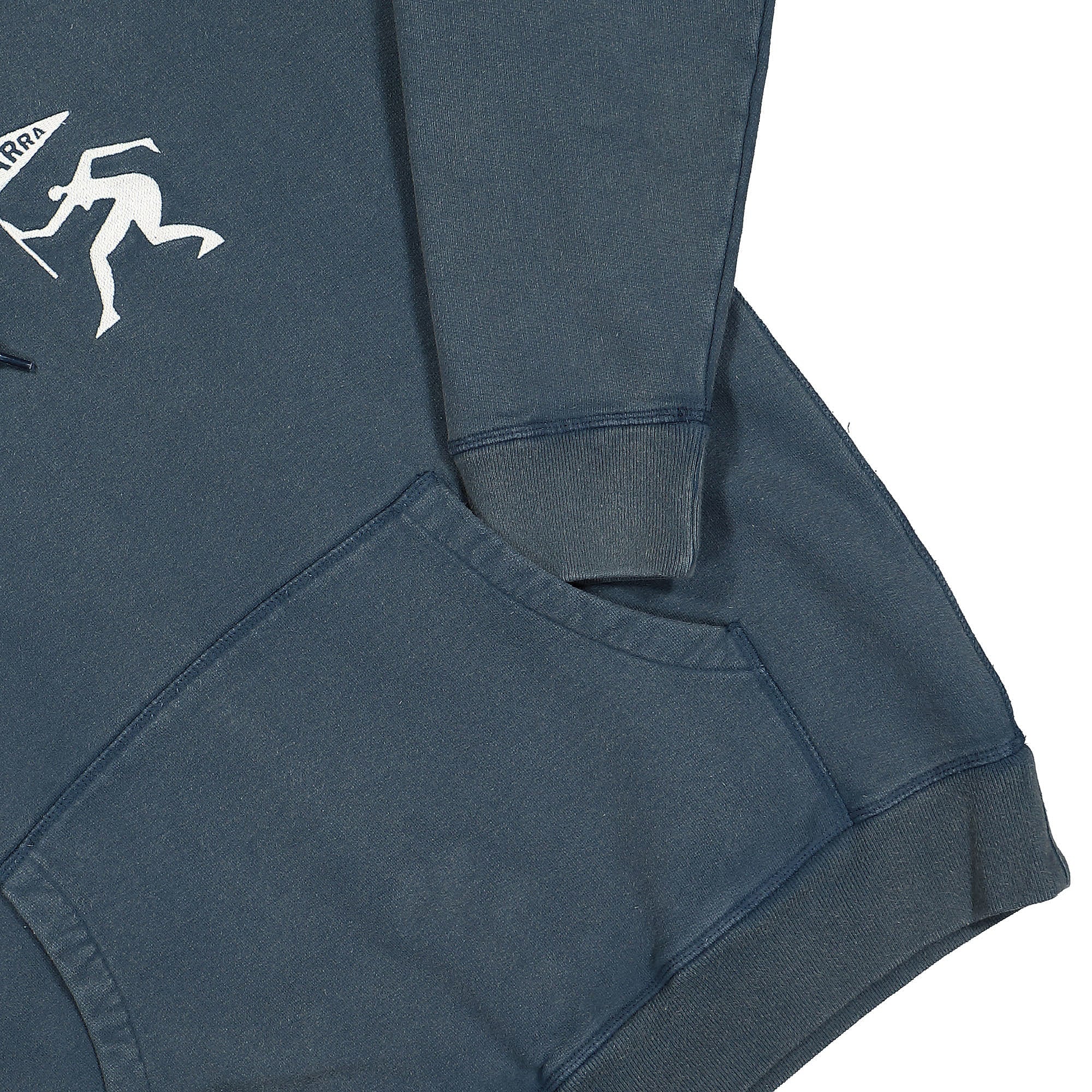 Parra Neurotic Mini Flag Hooded Sweatshirt Washed Blue Hoodies Detailfoto | Overkill