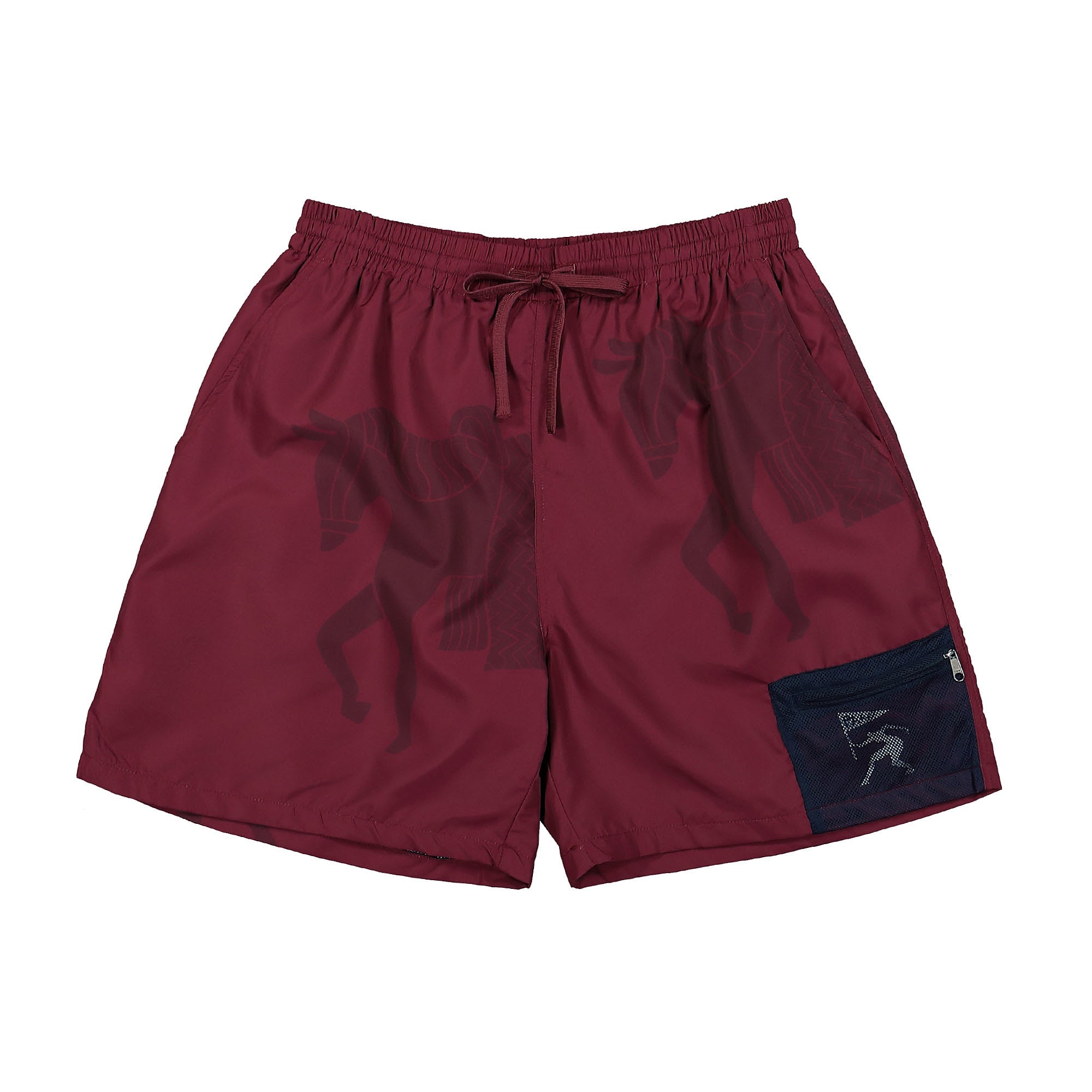 Parra Short Horse Shorts Tyrian Purple Shorts 51236 | Overkill