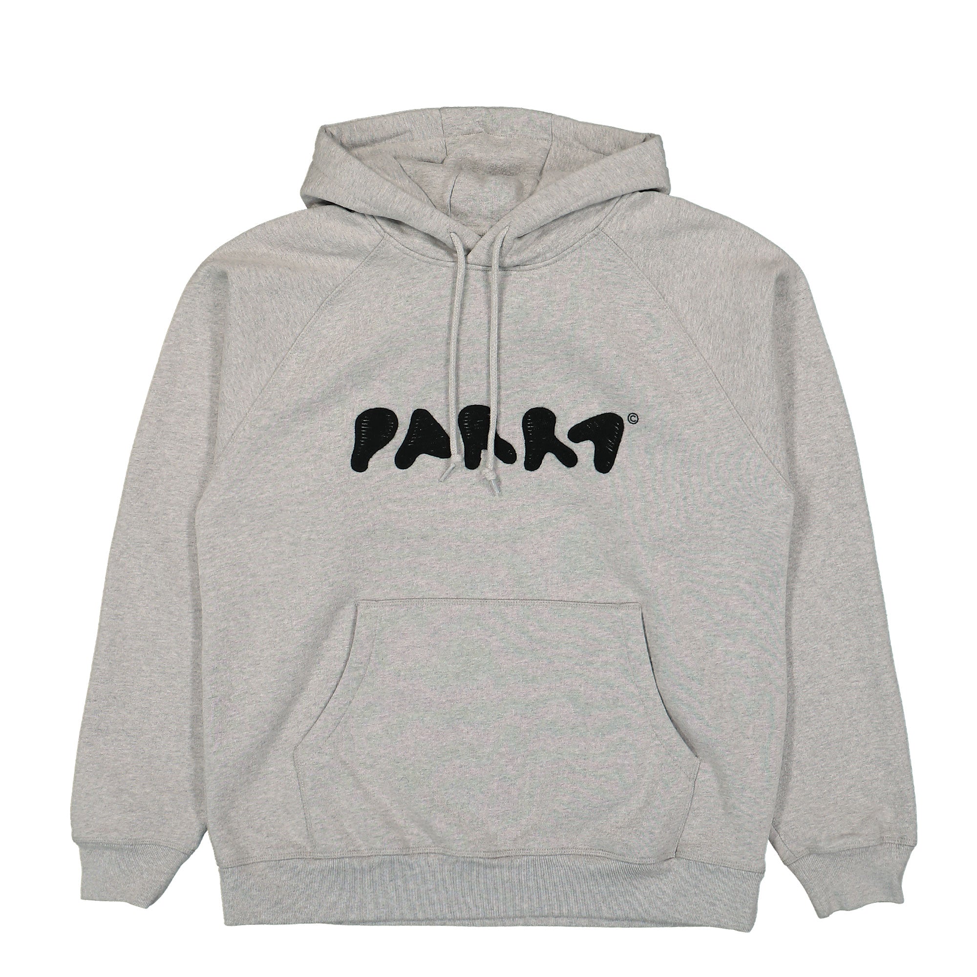 Parra Blob Logo Hooded Sweatshirt Heather Grey Hoodies 52215 | Overkill