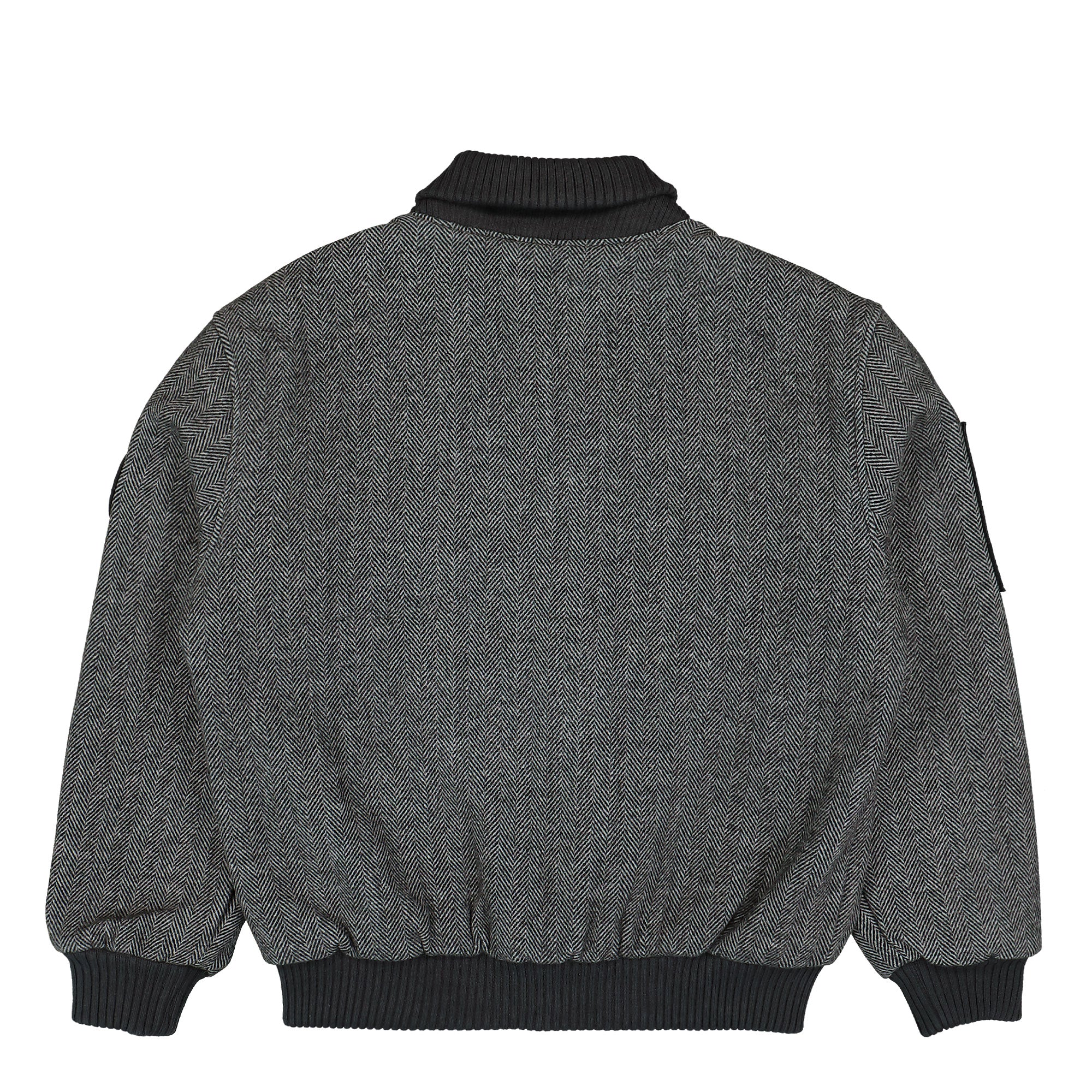 Parra Rounded PAR Varsity Jacket Dark Grey Bomber & Varsity Jackets Material | Overkill