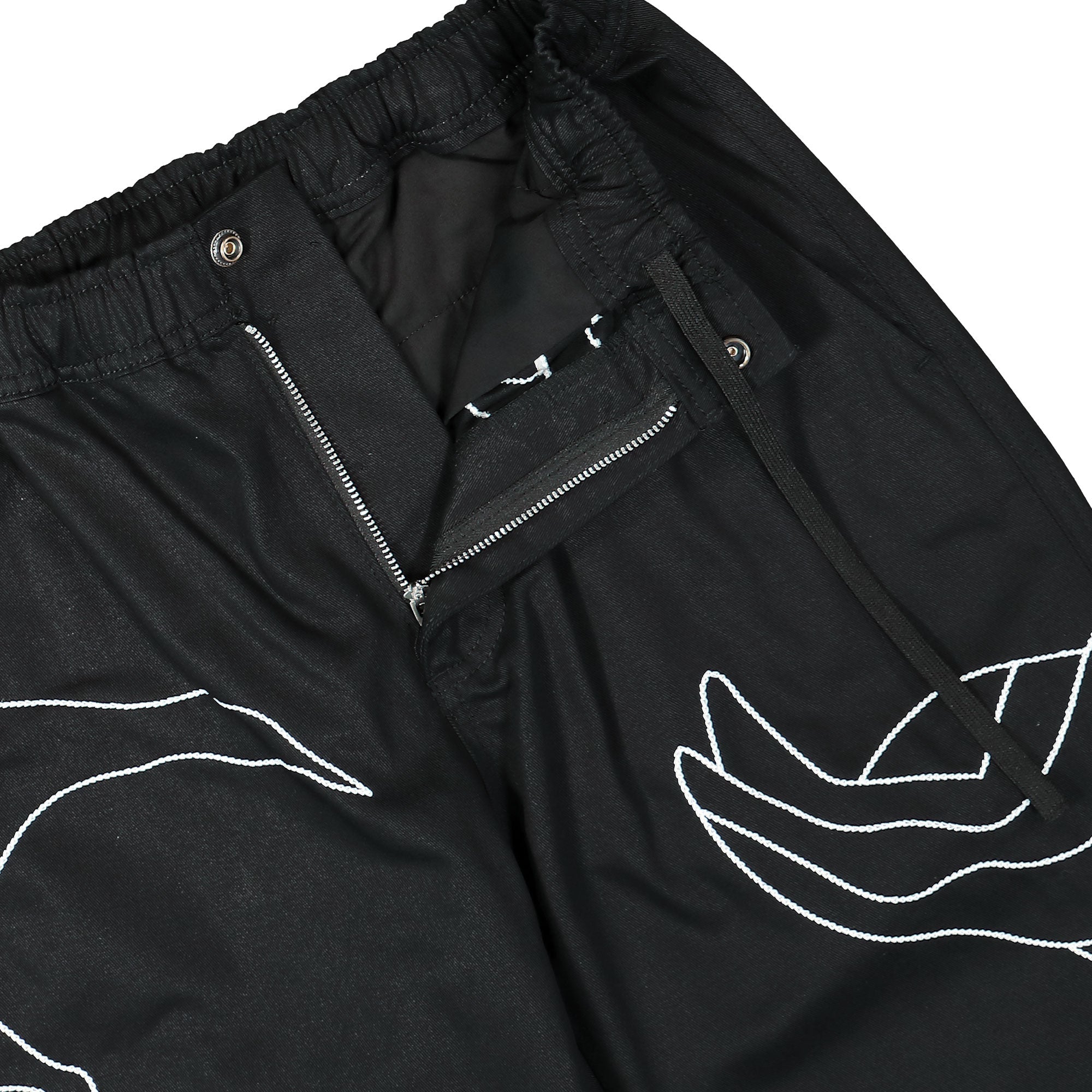 Parra Stitched Up Duck Pants Black Casual Pants Detailfoto | Overkill