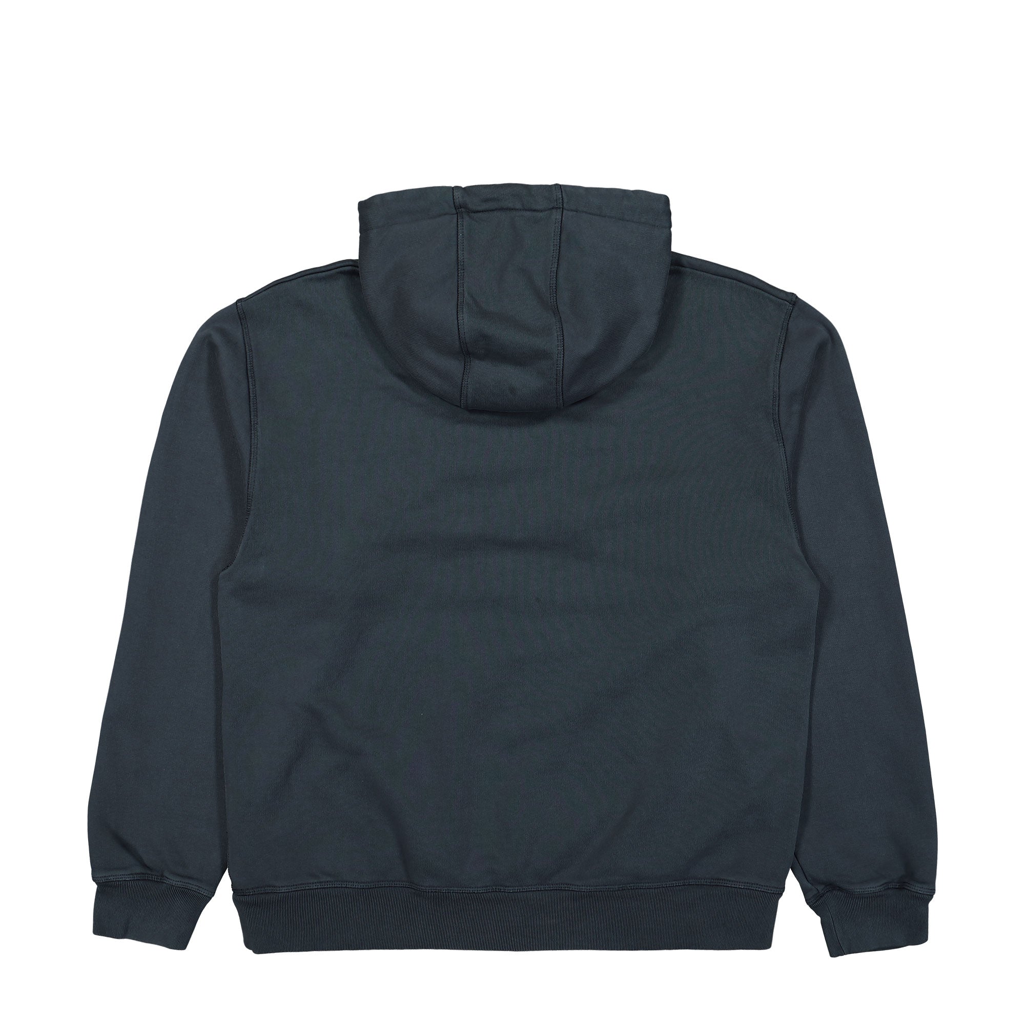 Parra Oval Logo Hooded Sweatshirt Washed Blue Sweatshirts Material | Overkill