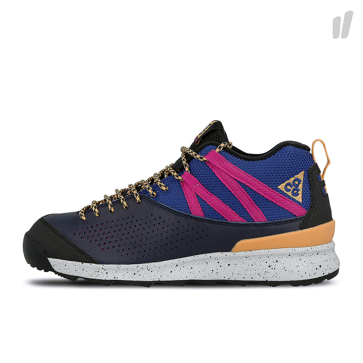 Nike acg okwahn ii Obsidian-Fuel Orange - Indigo Force Low Top Sneakers 525367 400 | Overkill