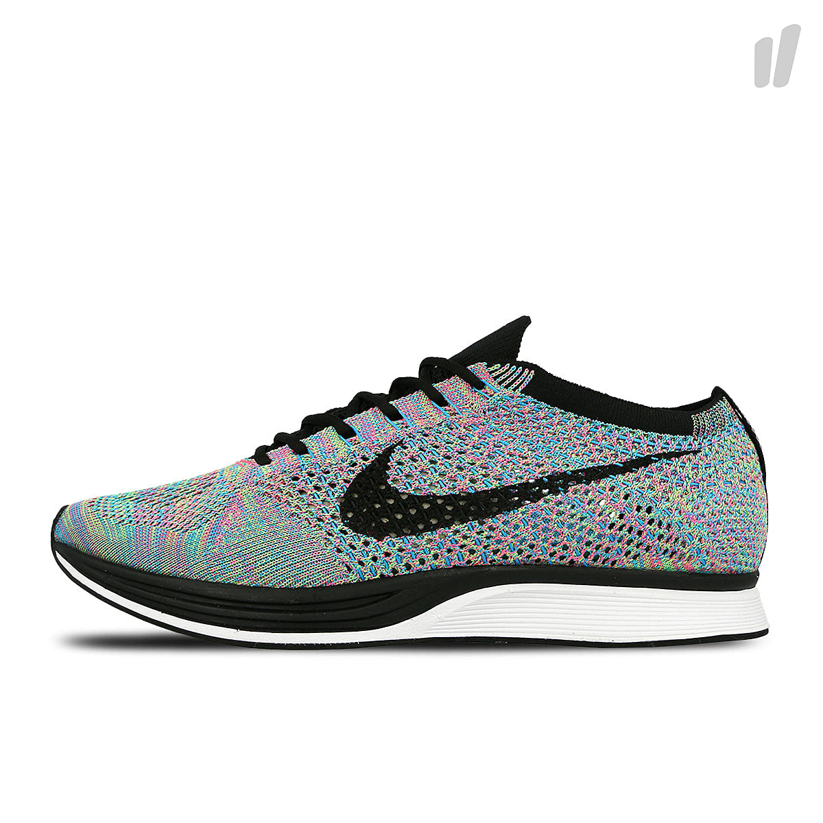 Nike flyknit racer Green Strike-Black - Blue Lagoon - Pink Pow Sweatshirts 526628 304 | Overkill