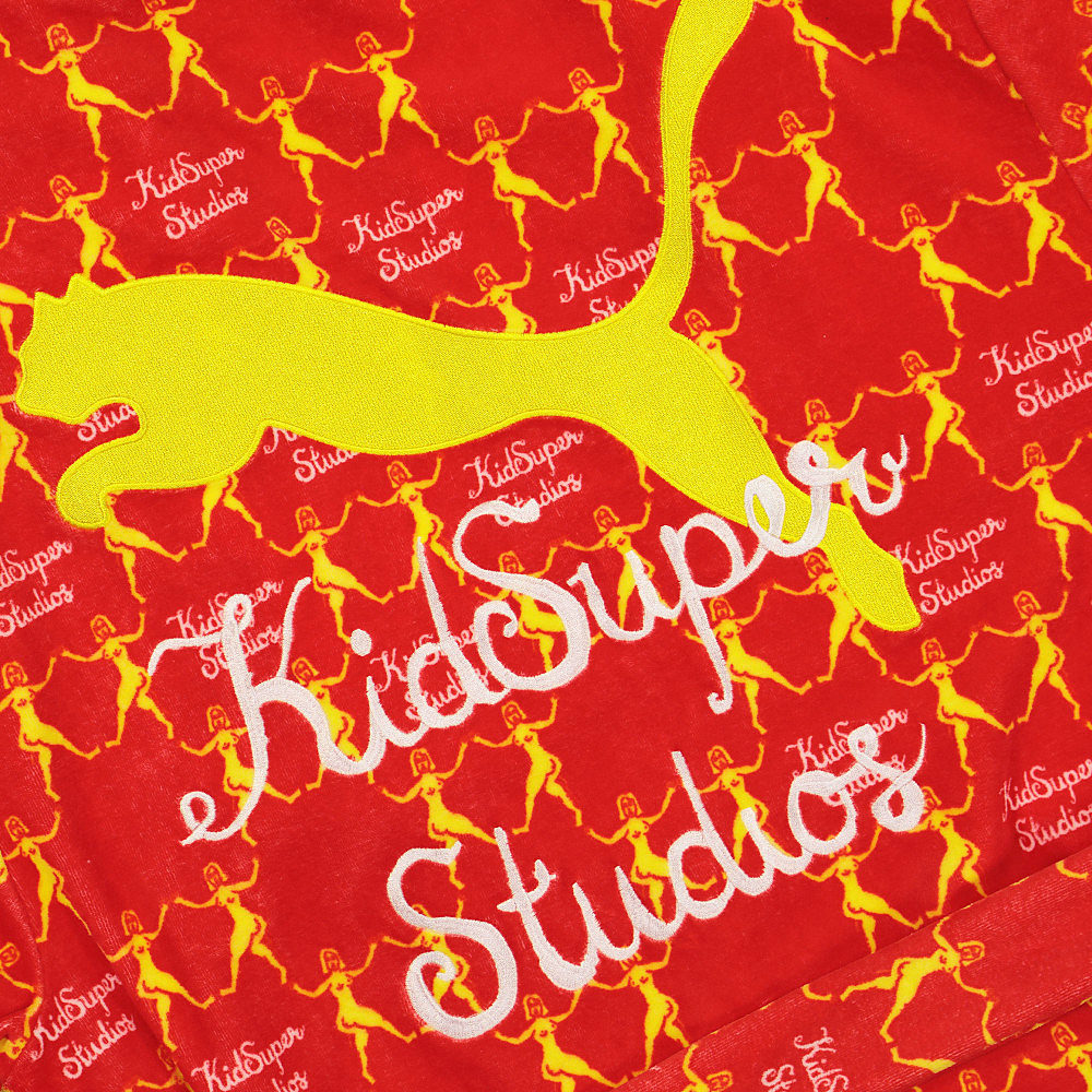 Puma Kidsuper Studios x Puma All Over Print Bathrobe Puma White - All Over Print Other Home Accessories Detail view 1 | Overkill