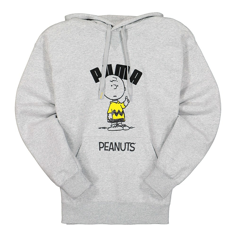 Puma Peanuts x Puma Hoodie Light Grey Heather Hoodies 530614 04 | Overkill