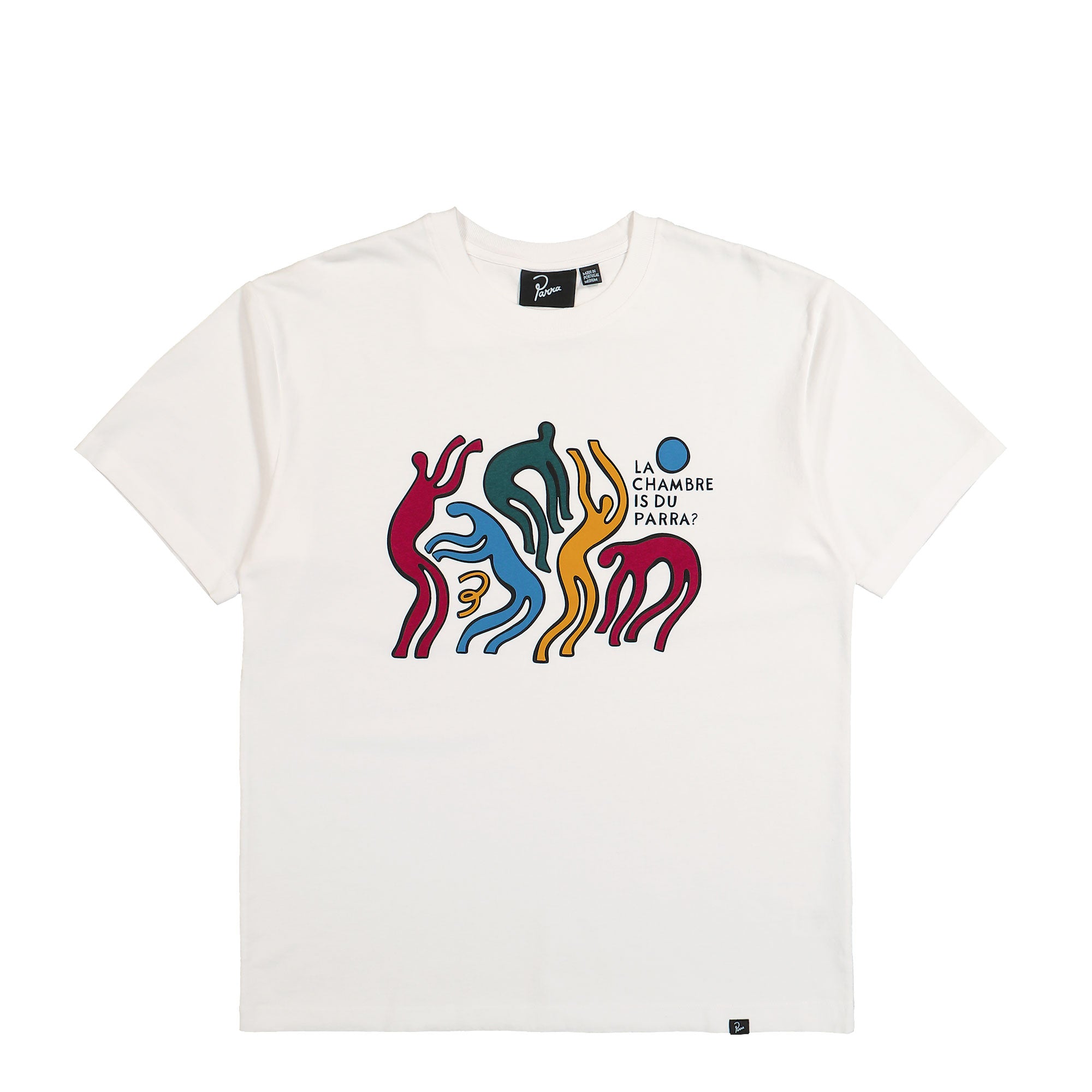 Parra La Chambre Nuit T-Shirt White T-Shirts 53106 | Overkill