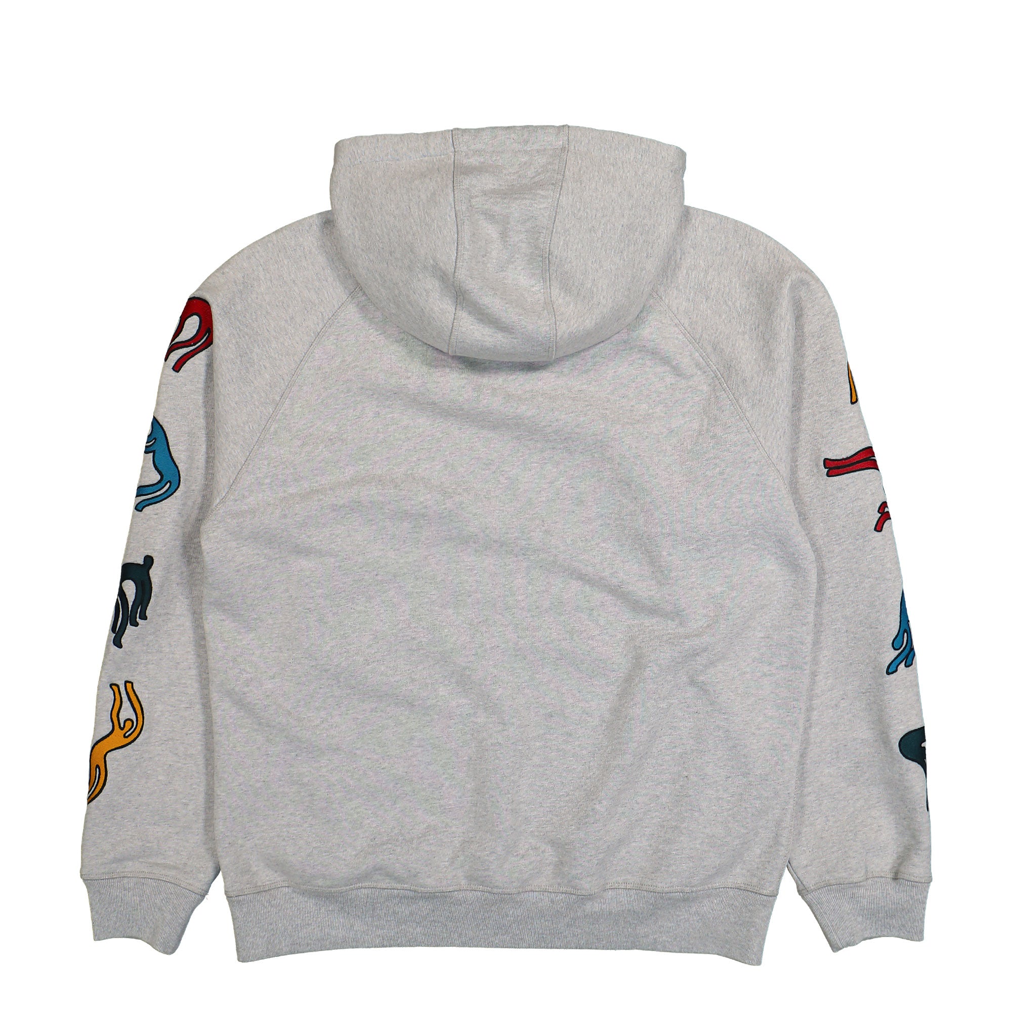 Parra La Chambre Nuit Hooded Sweatshirt Heather Grey Hoodies Material | Overkill