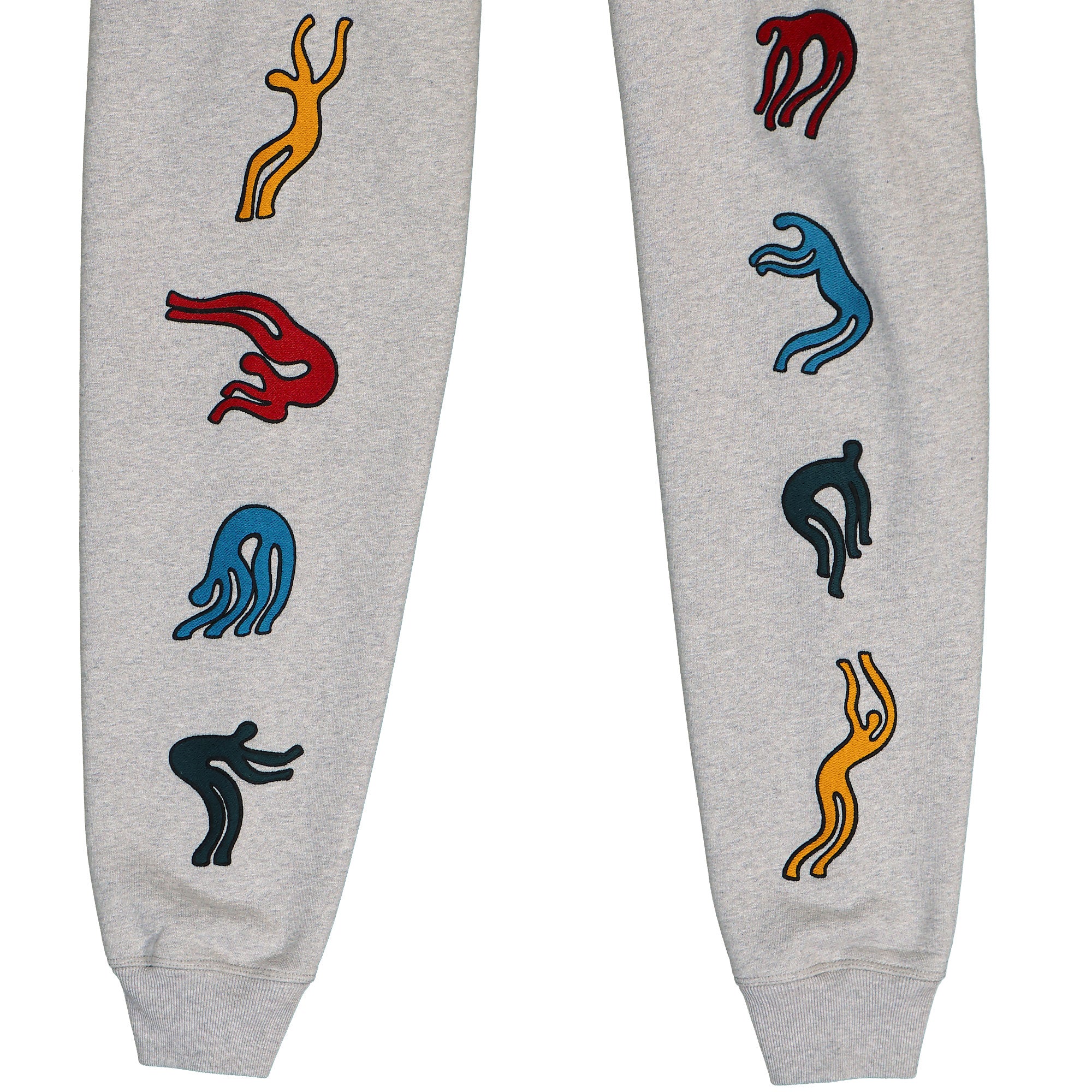 Parra La Chambre Nuit Hooded Sweatshirt Heather Grey Hoodies Detail view 1 | Overkill