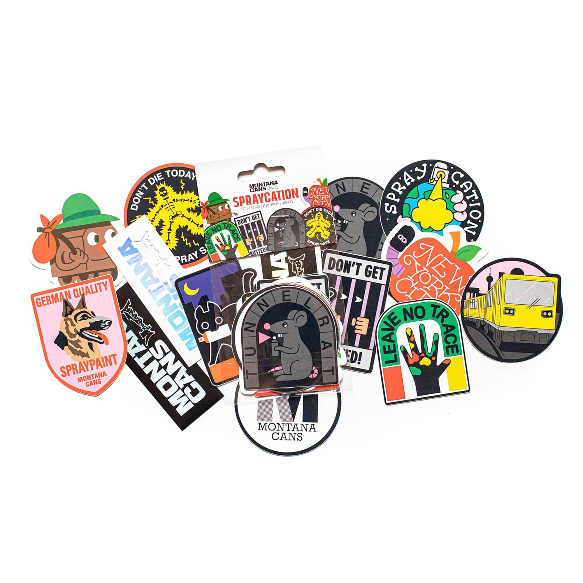 Montana sticker set #2 spraycation 0 Graffiti Sticker Material | Overkill