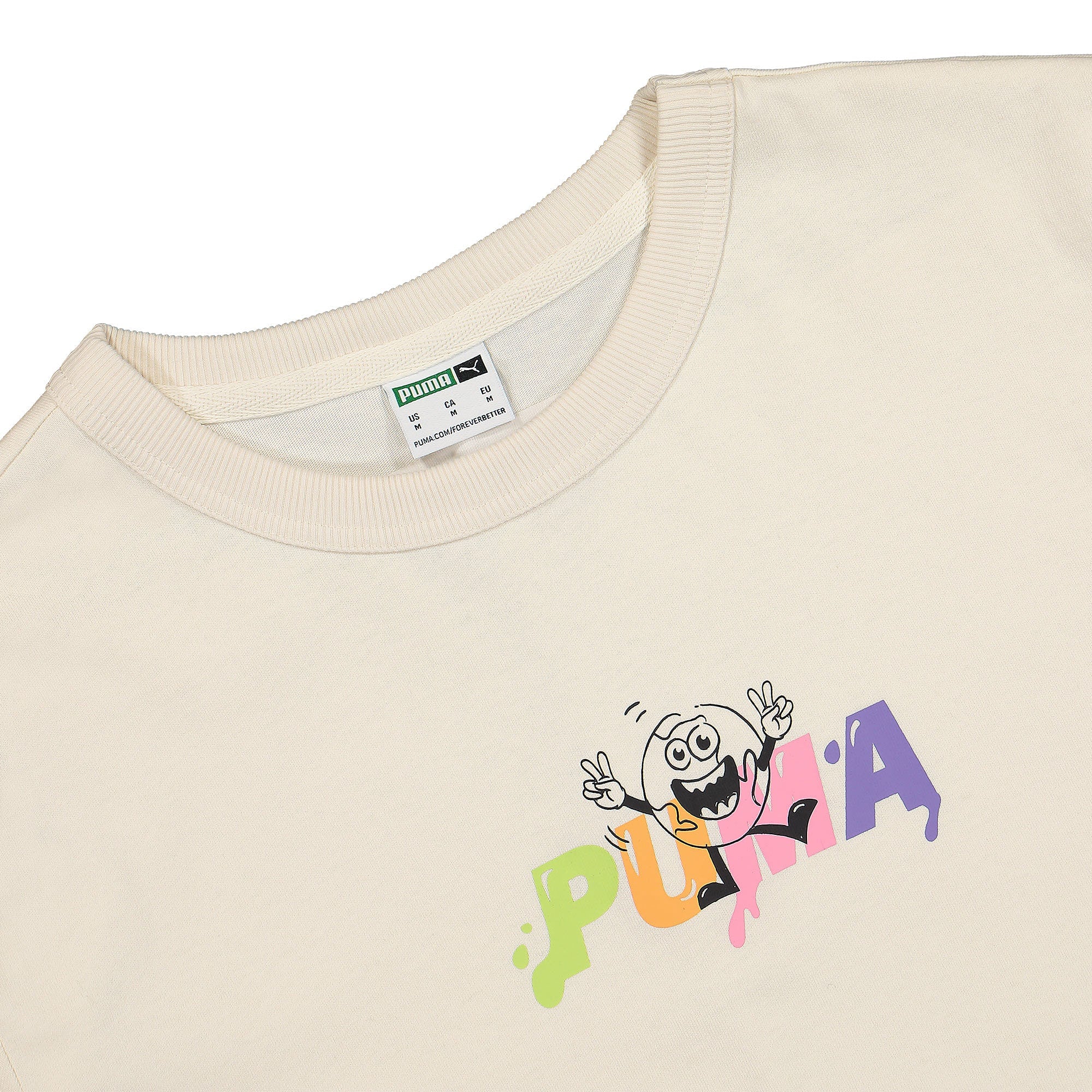 Puma Downtown Graphic Tee Ivory Glow - 2nd Base T-Shirts Material | Overkill