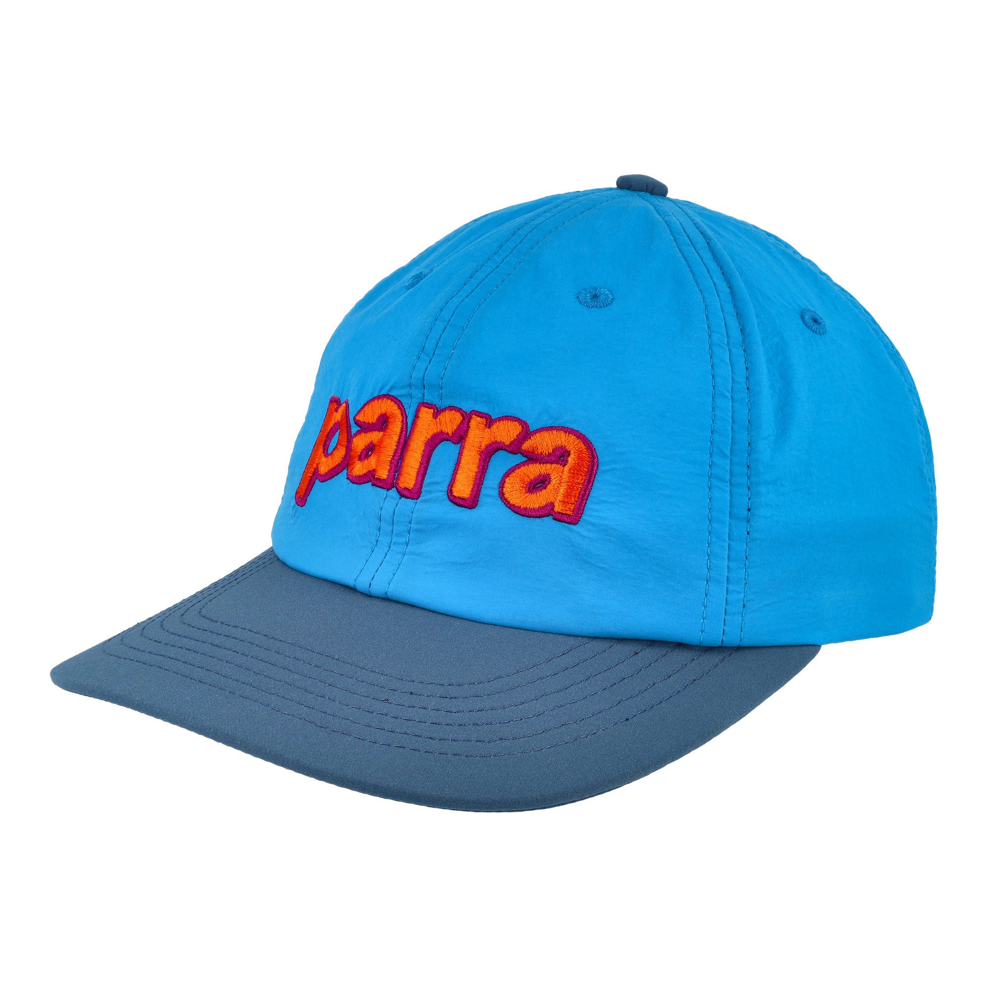Parra Lowercase 6 Panel Hat Blue Caps 53160 | Overkill