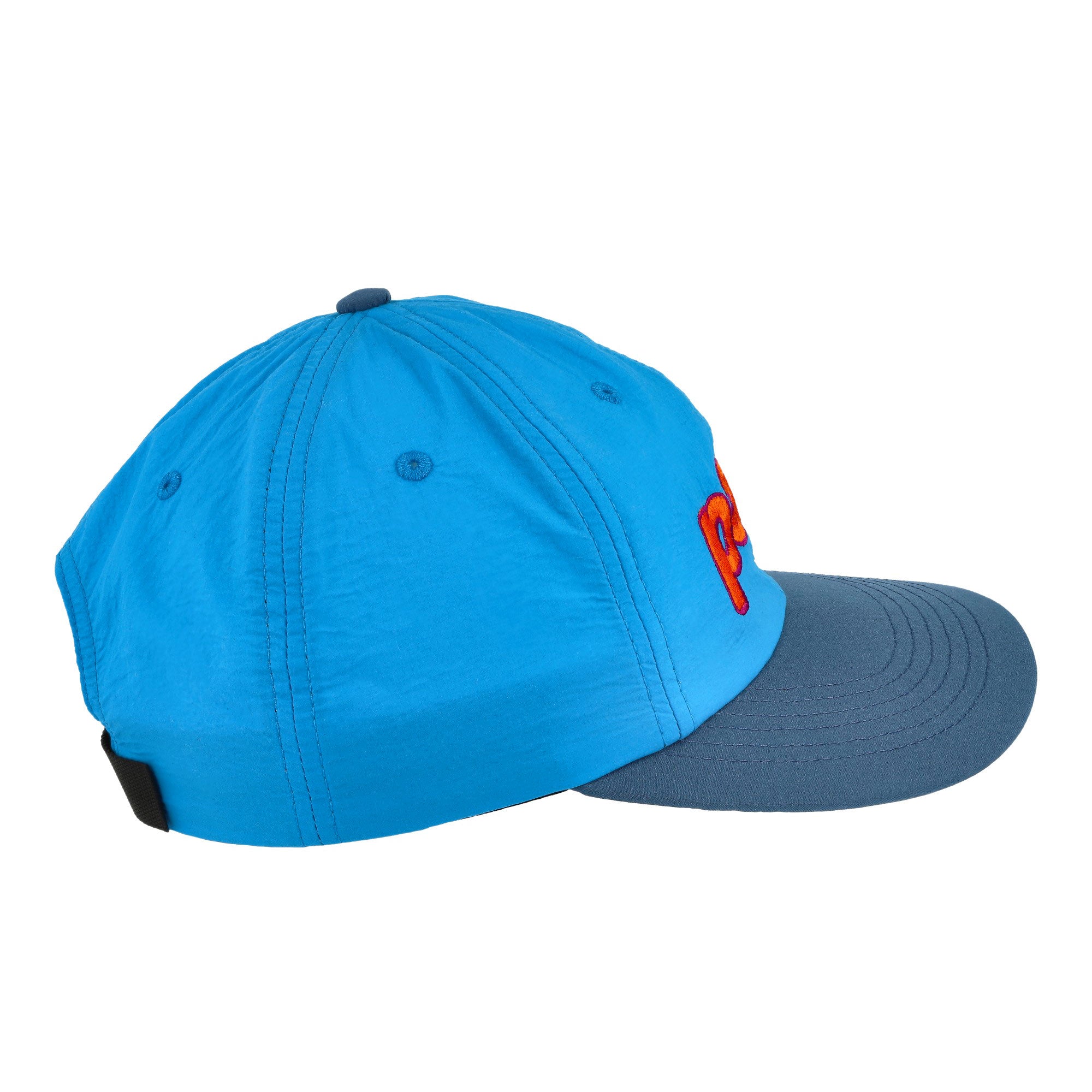 Parra Lowercase 6 Panel Hat Blue Caps Close-up | Overkill
