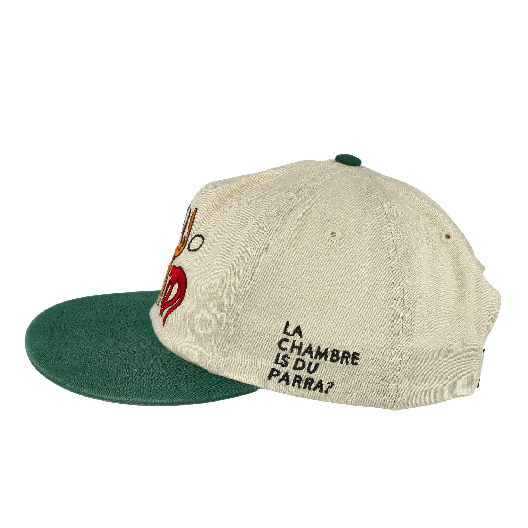 Parra La Chambre Nuit 6 Panel Hat Off White Caps Material | Overkill